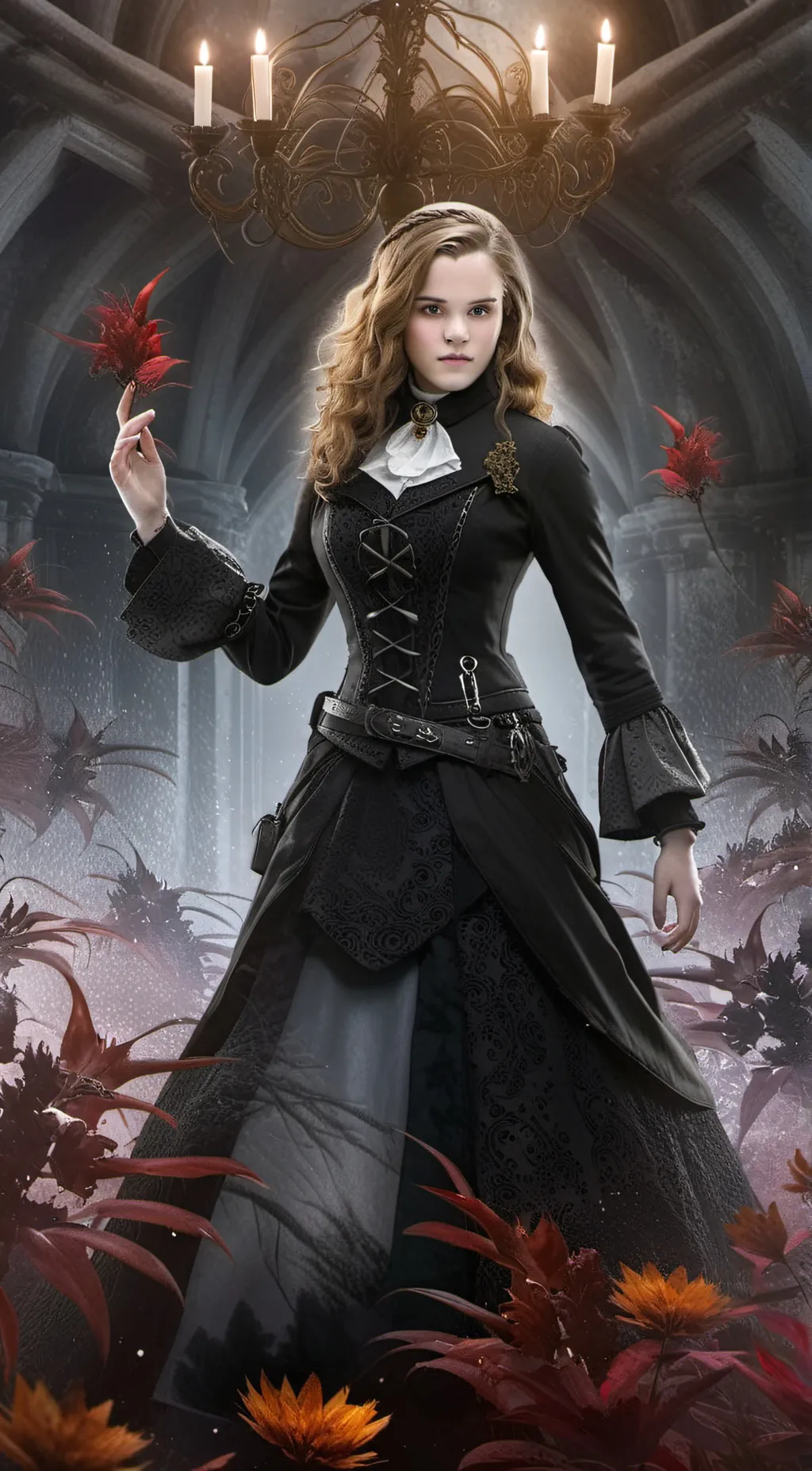 ai character: Hermione  background