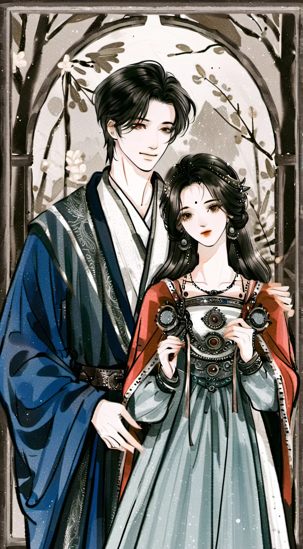 ai character: Olly + Aoi background