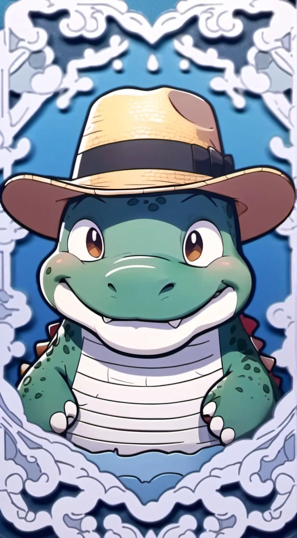 ai character: chomps background