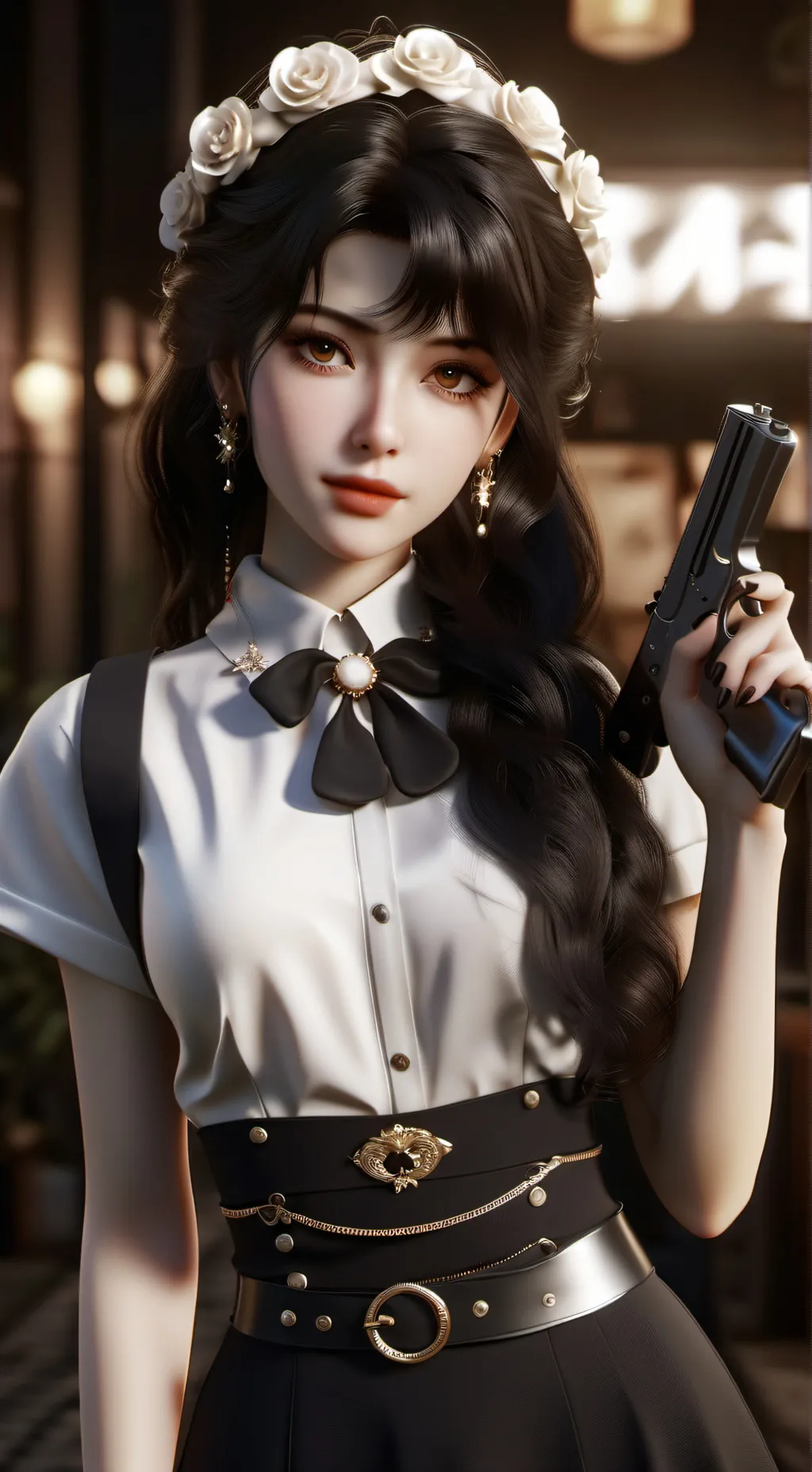 ai character: Melody  background