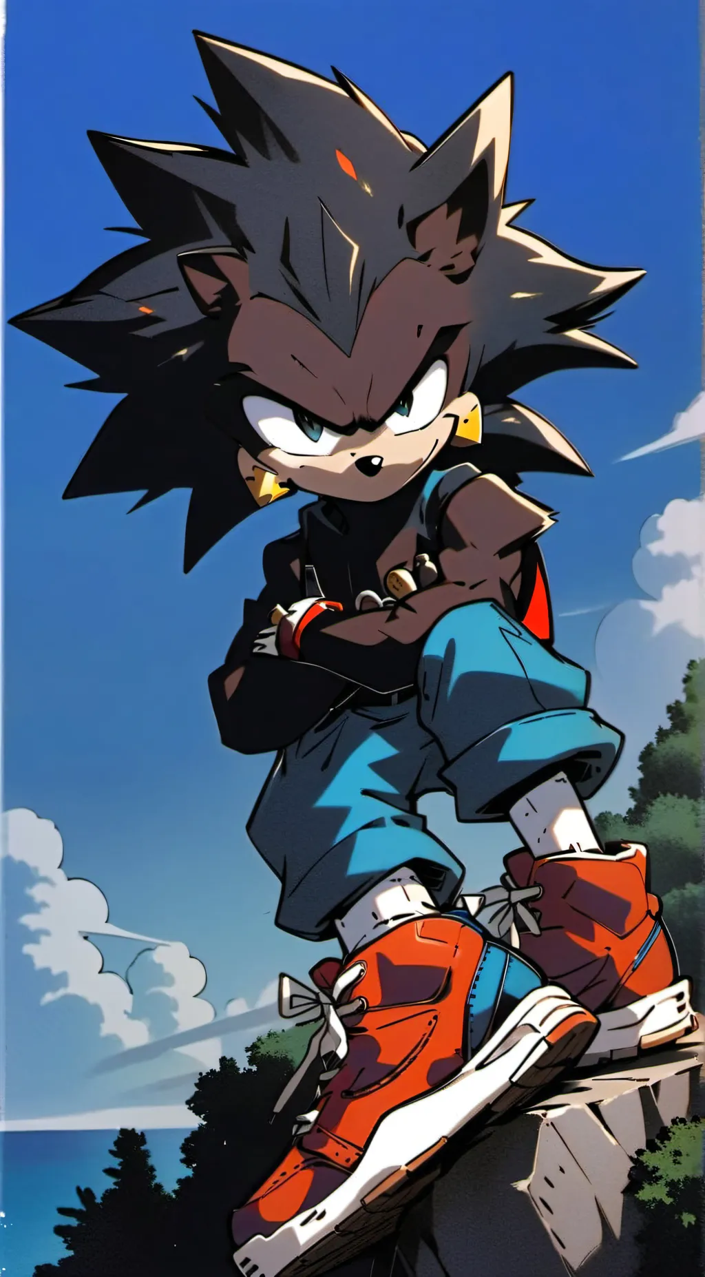 ai character: Hhxsonic background