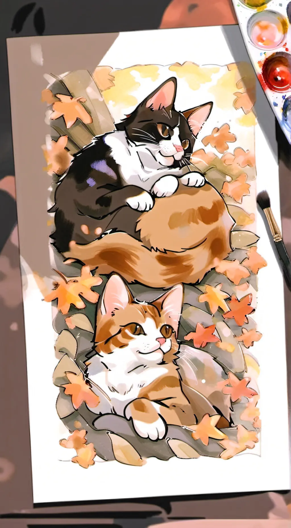 ai character: catnapxdogday background