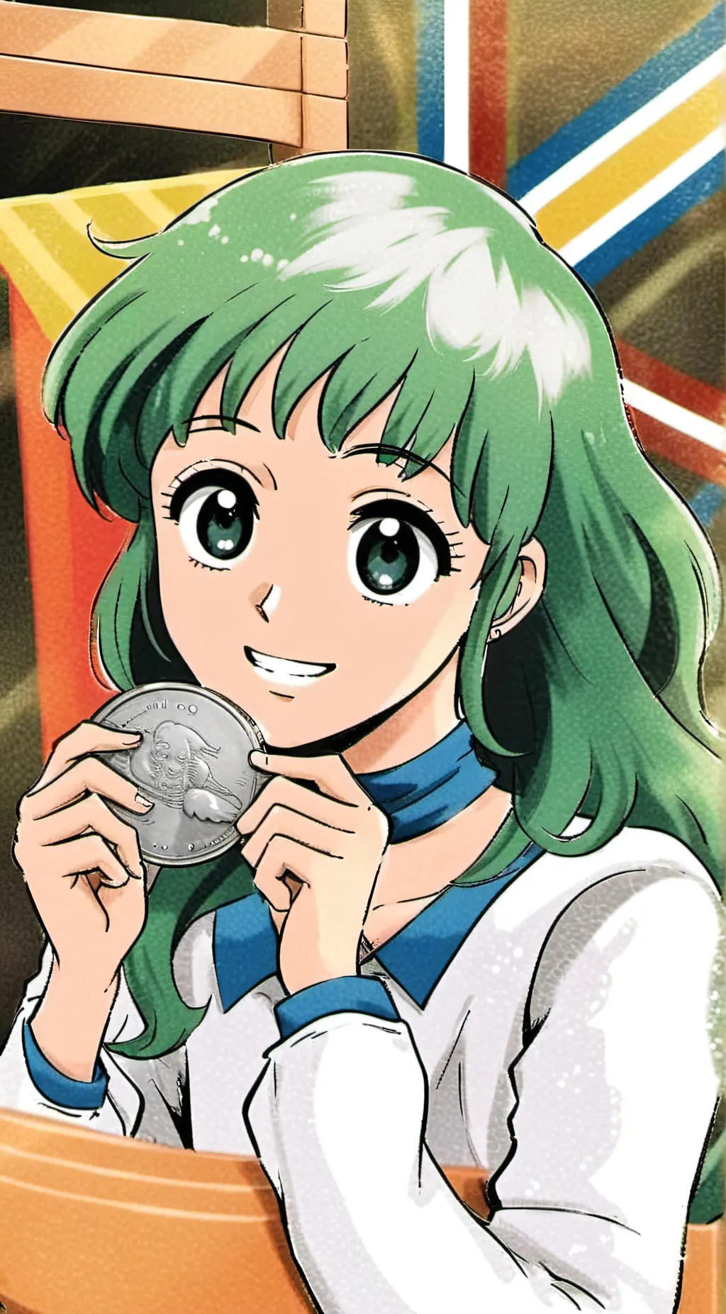 ai character: SHE A MANIAC background