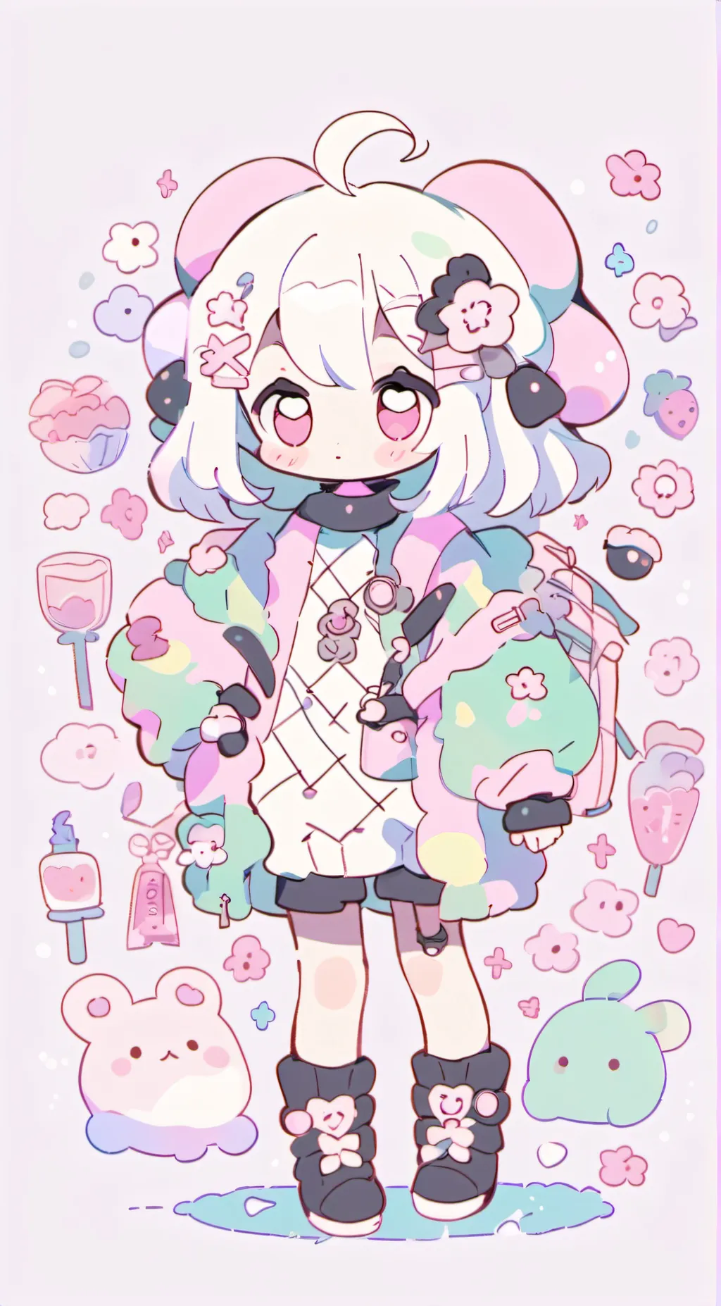 ai character: Bestie groupchat background