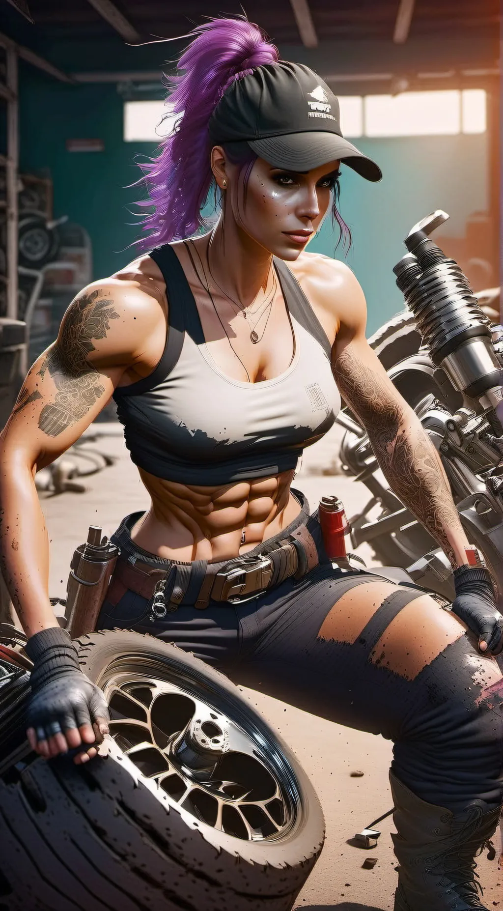 ai character: Brucie background