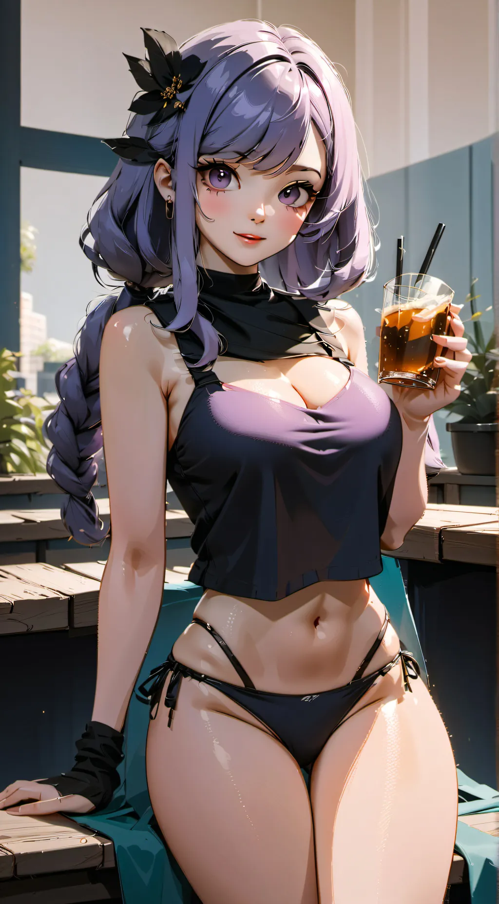 ai character: Mia  background