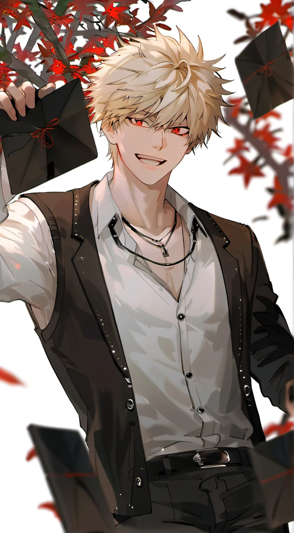 ai character: bakugo  background