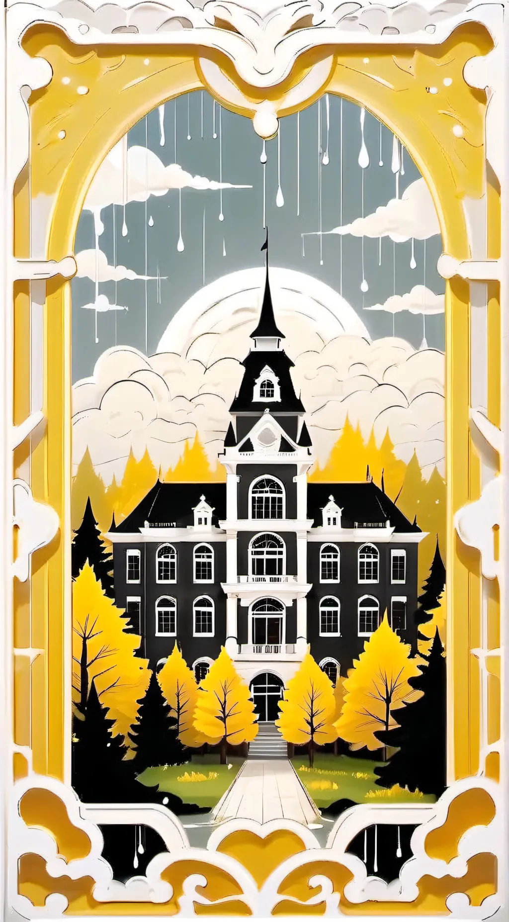 ai character: Magic School!  background