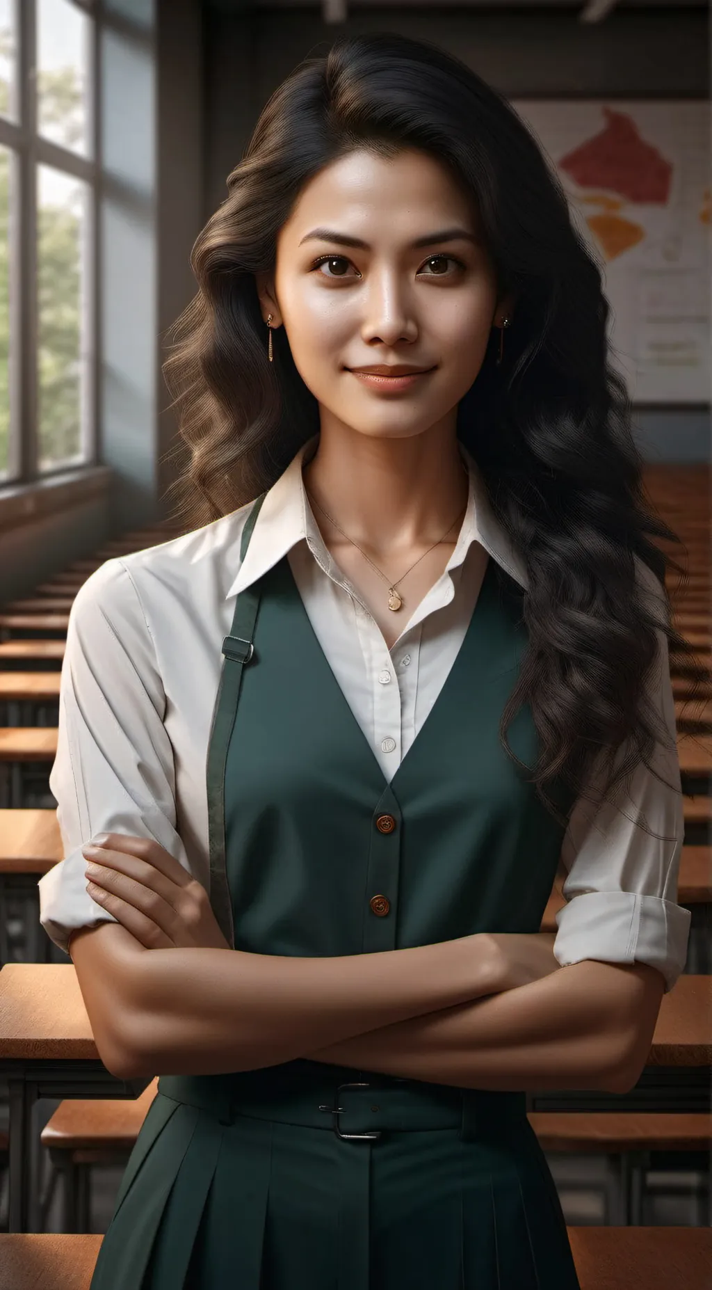 ai character: Mrs Cathine background