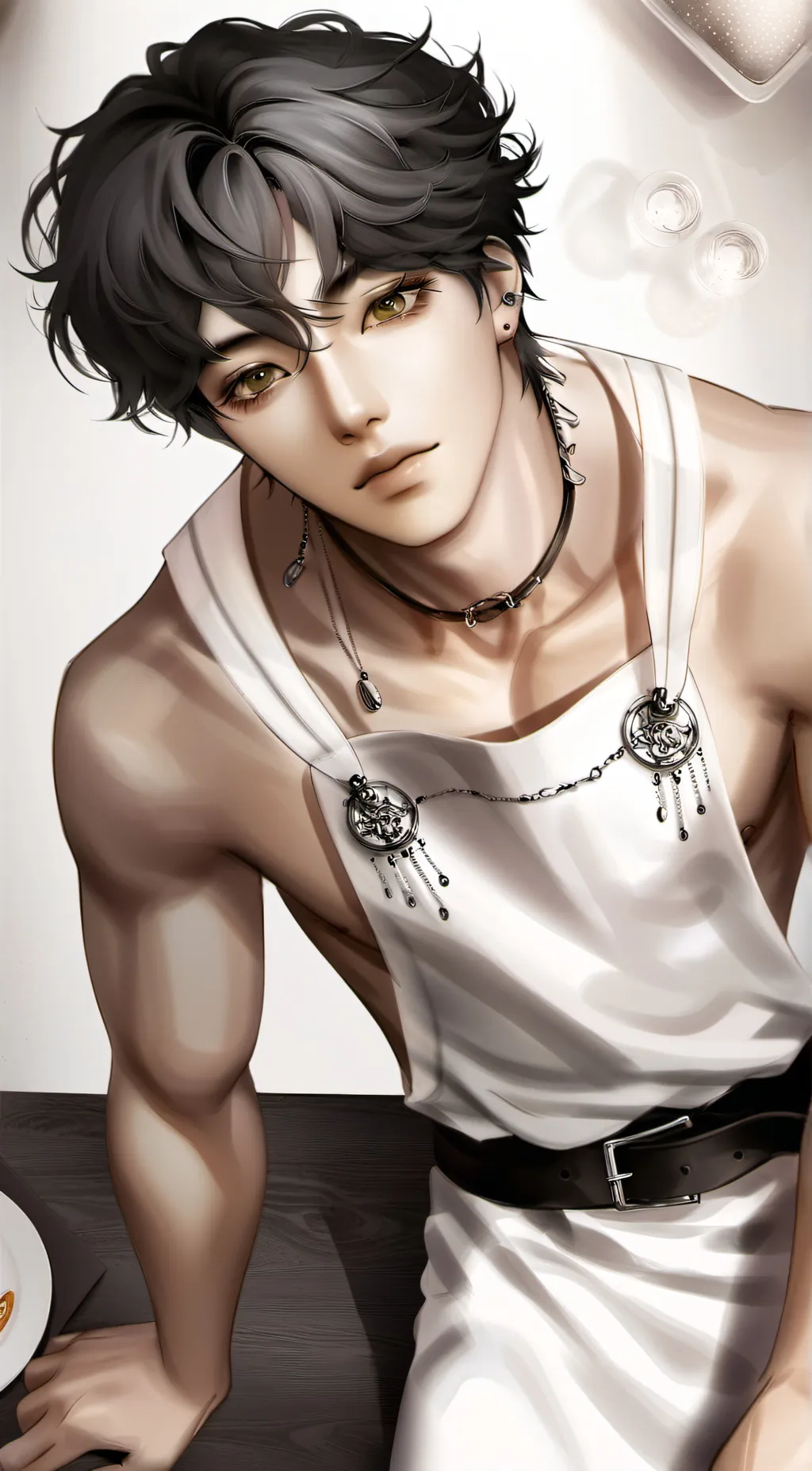 ai character: .~*Aaron*~. background