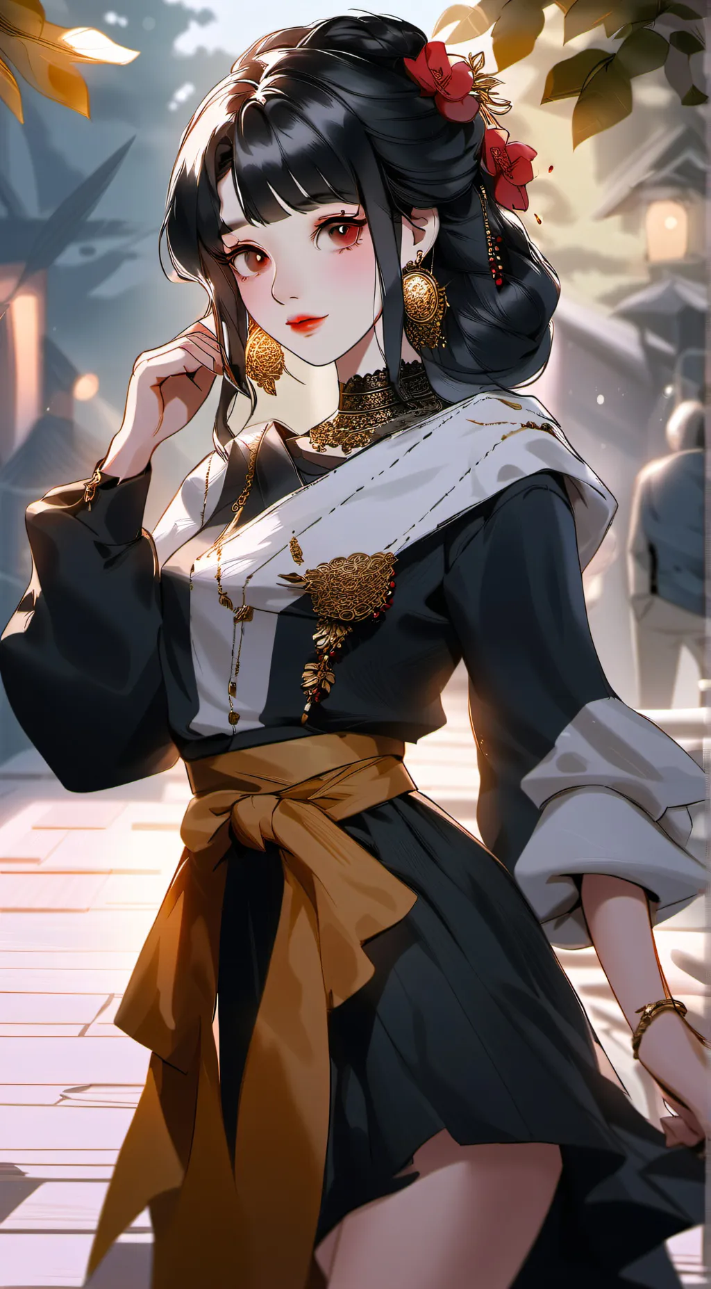 ai character: My hero academy  background