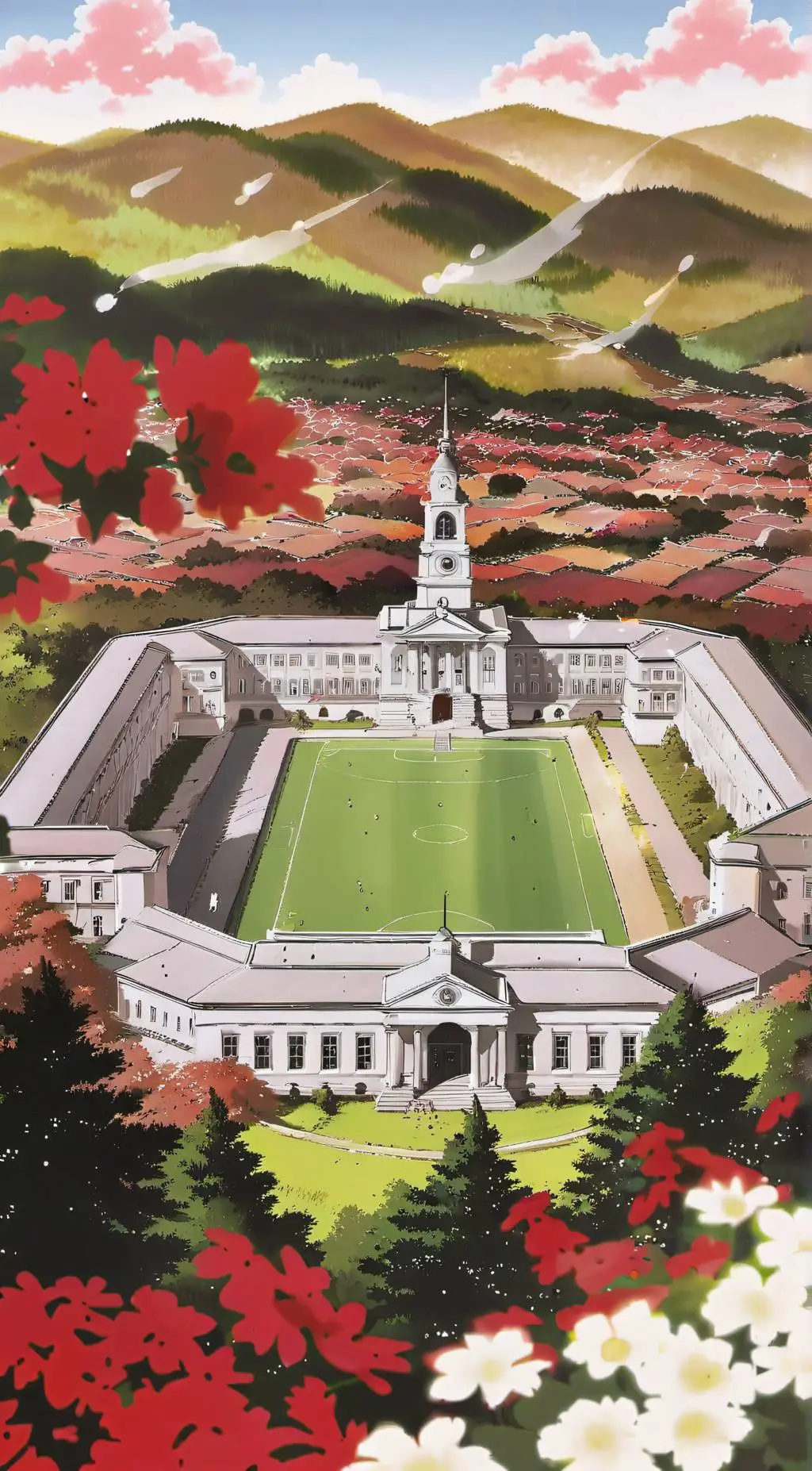 ai character: dignified high  background