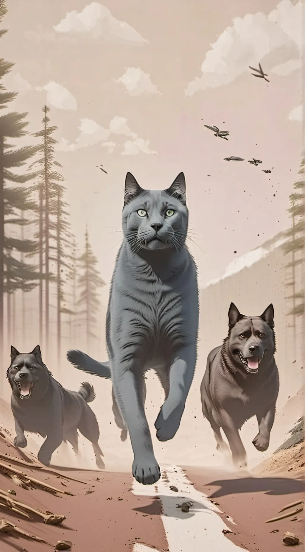 ai character: Bluestar background