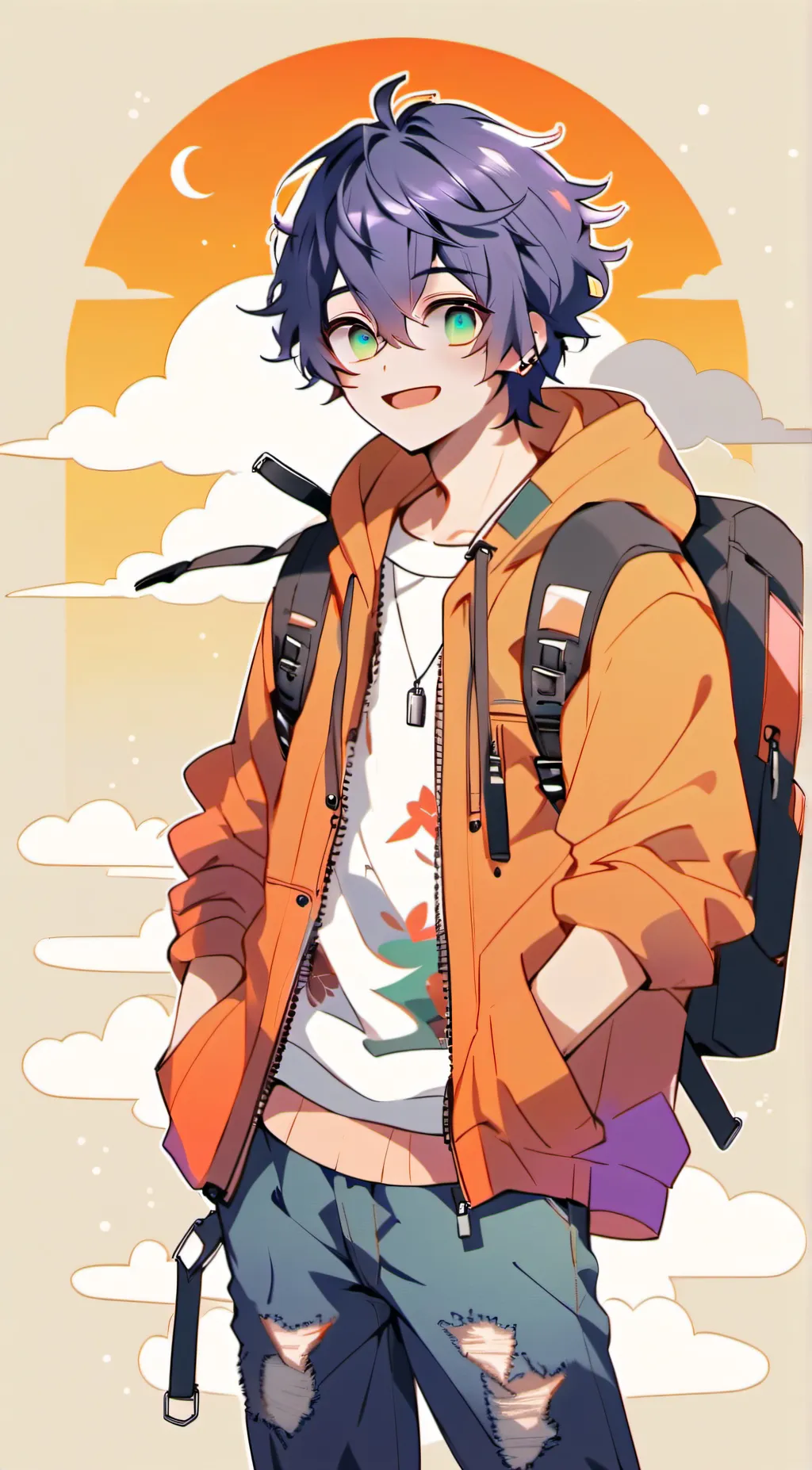 ai character: Rex-Shark background