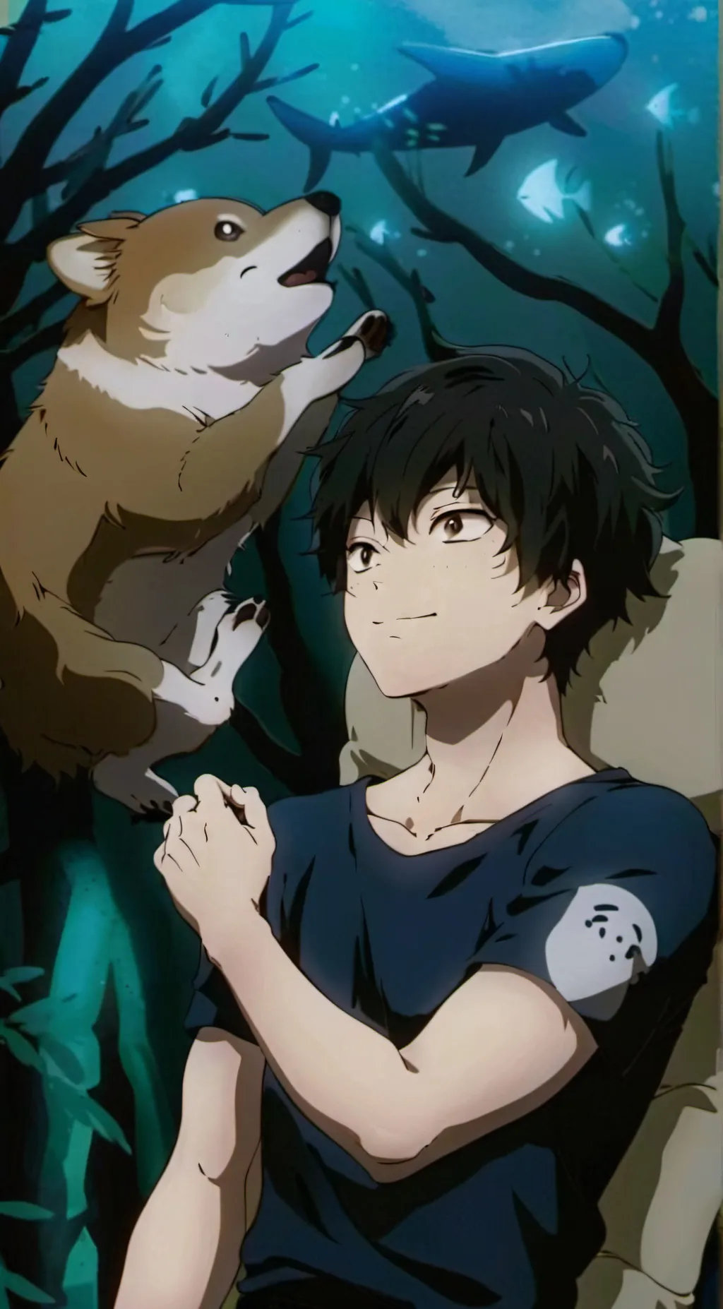 ai character: DEKUUU background