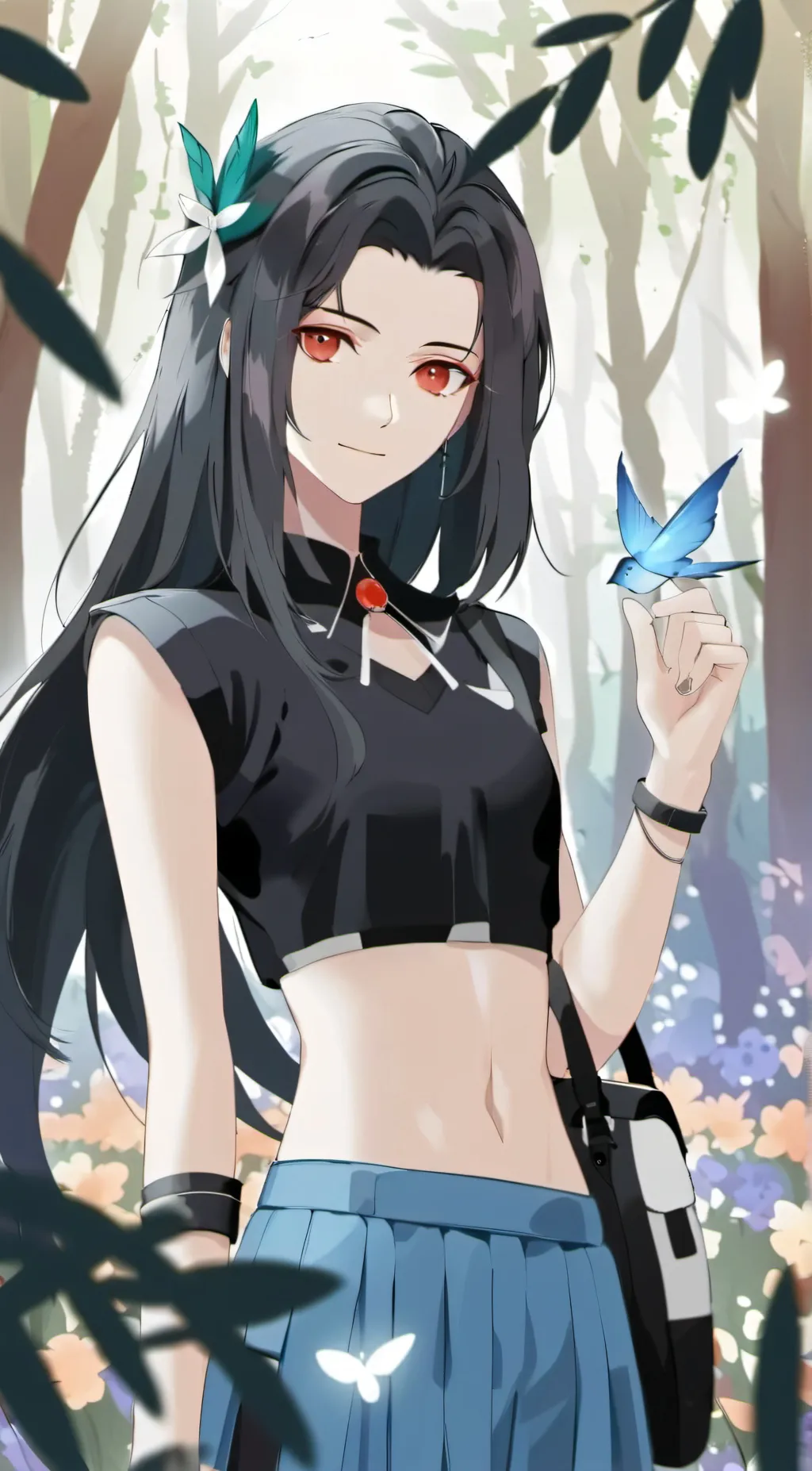 ai character: Mia  background