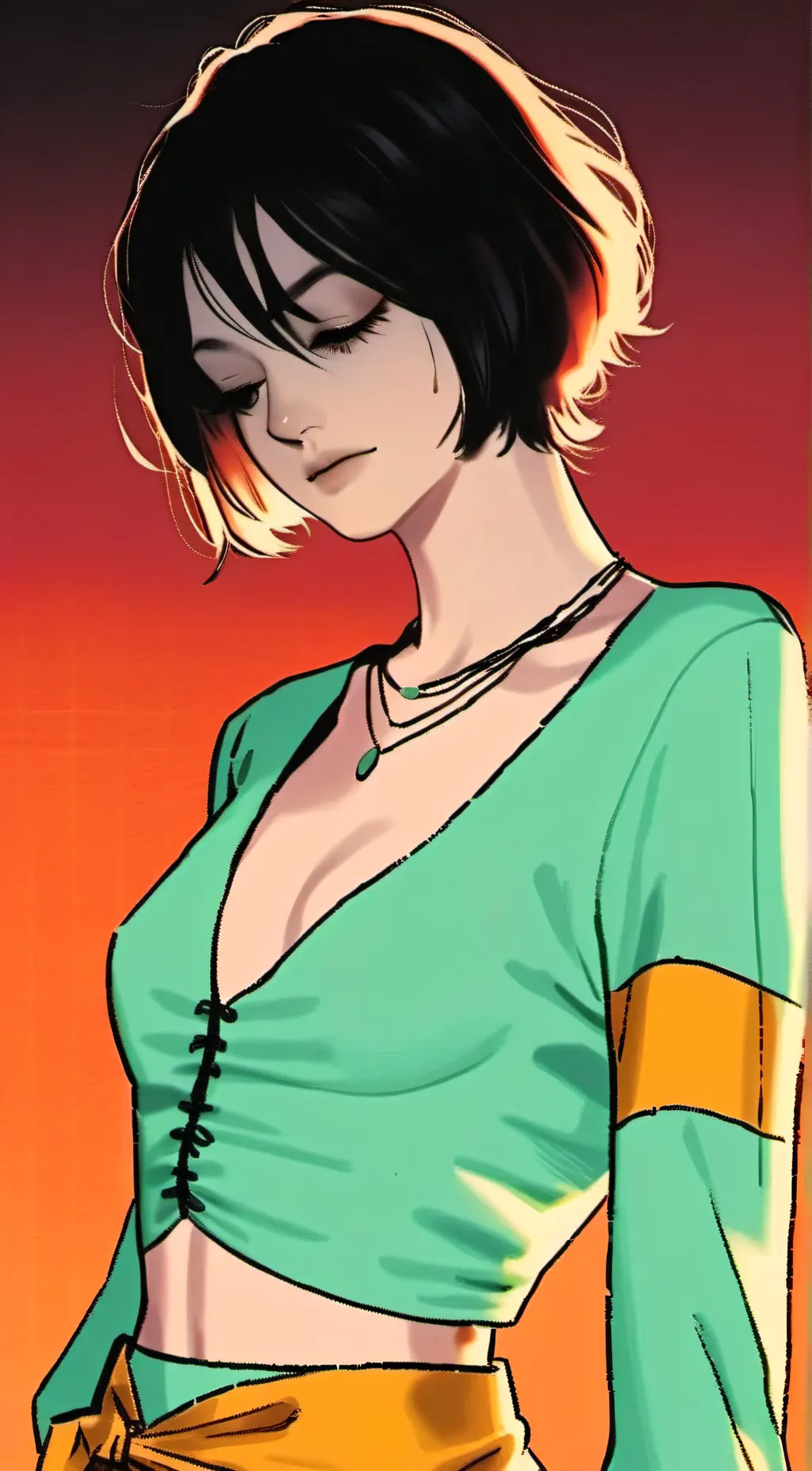 ai character: Seraphim Nocturne background