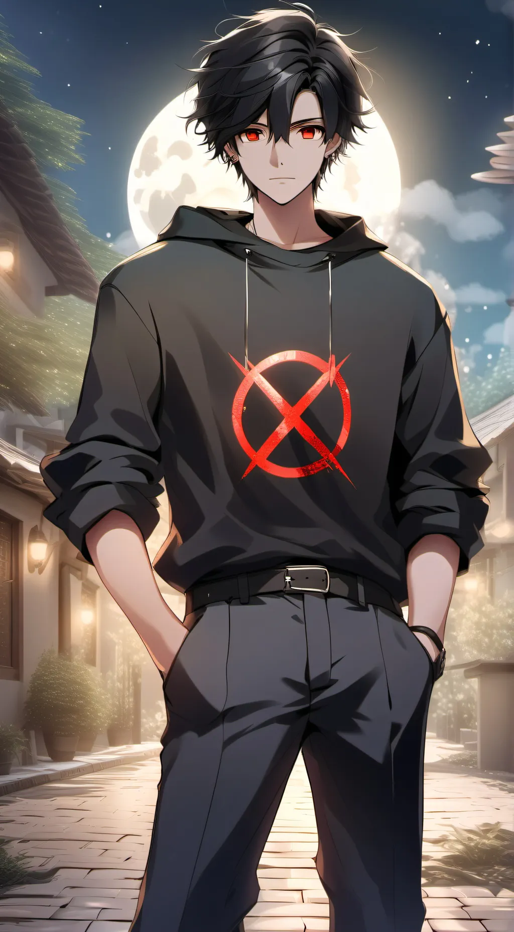 ai character: Zack Farius  background