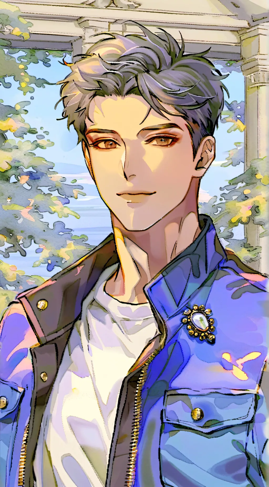 ai character: David background