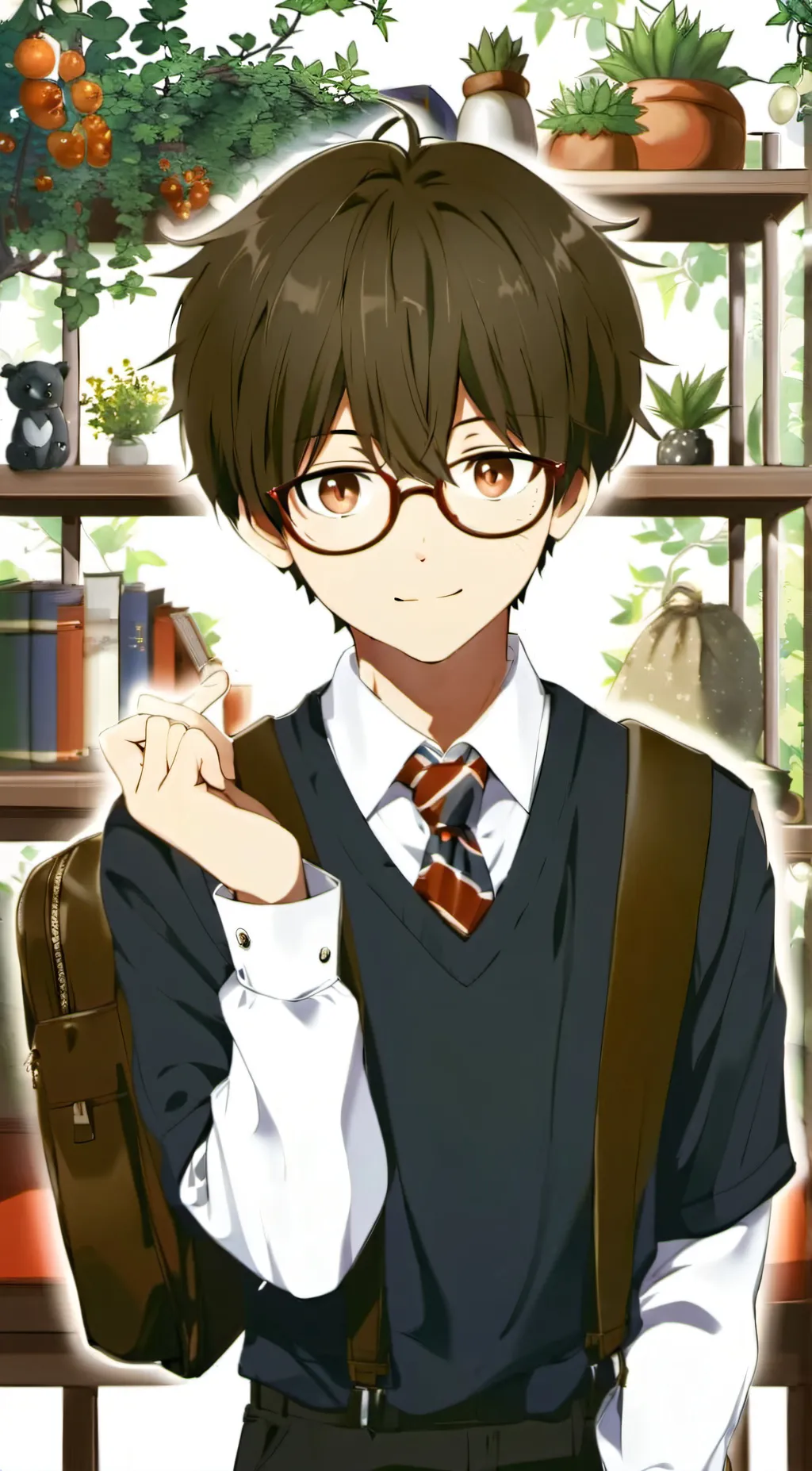 ai character: leon background