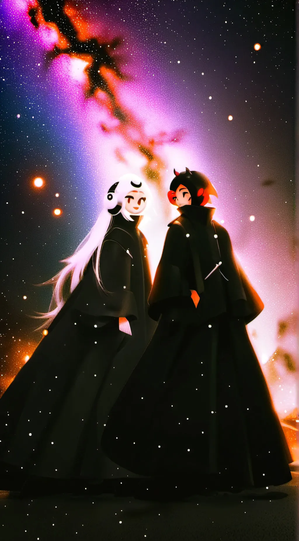 ai character: Aaron / KC background