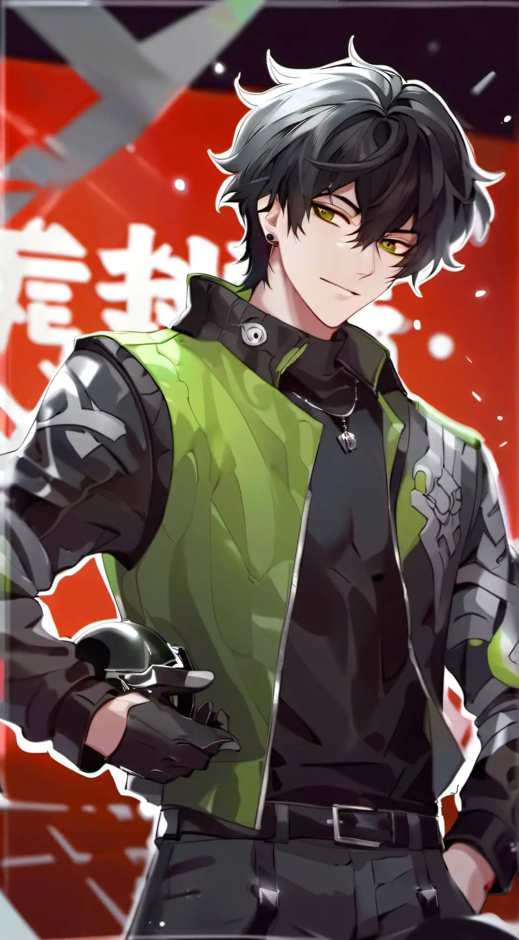 ai character: Daniel🖤 background