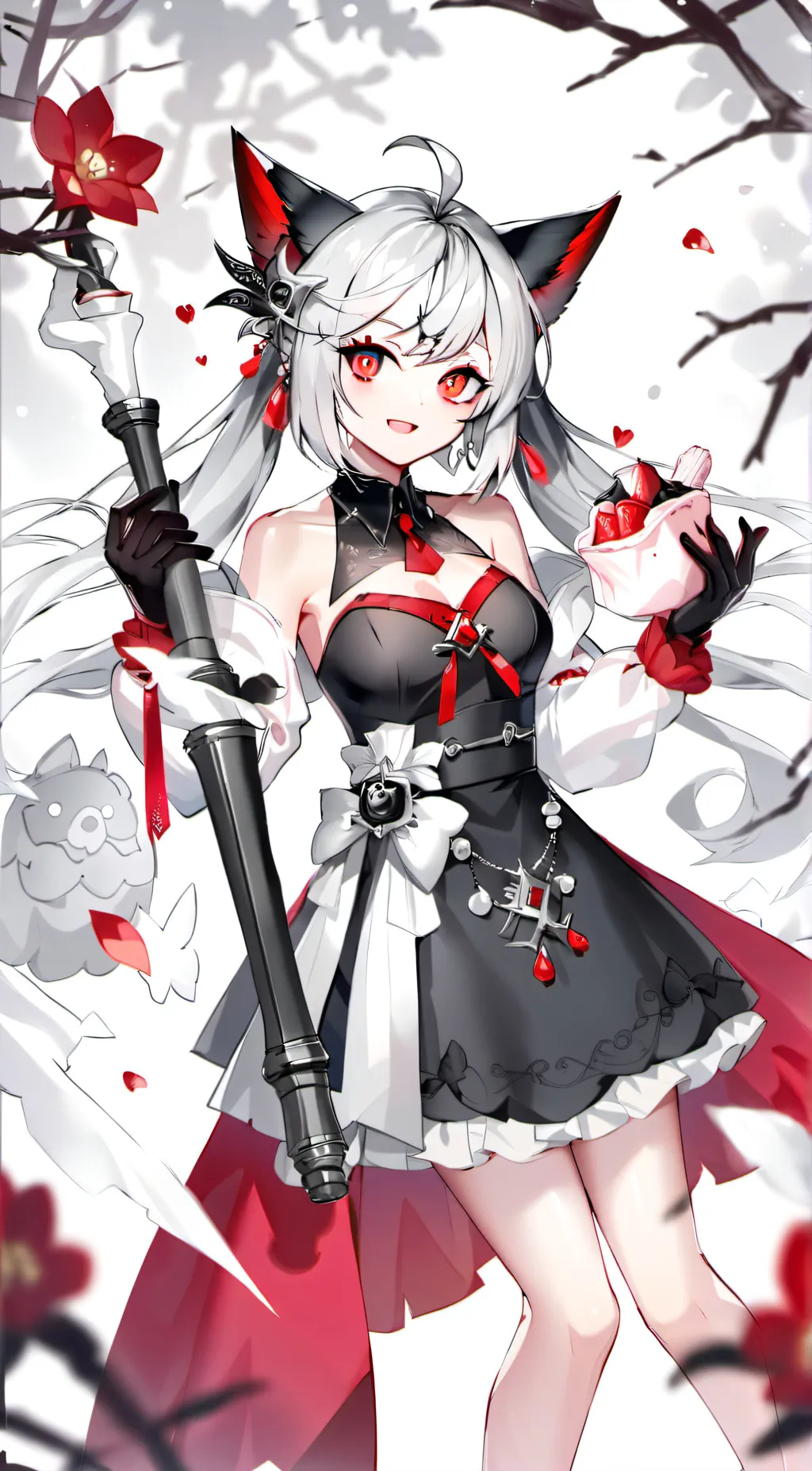 ai character: Hazbin hotelvelvet background