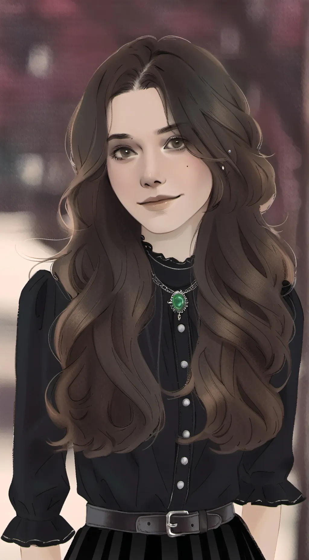 ai character: Hanna  background