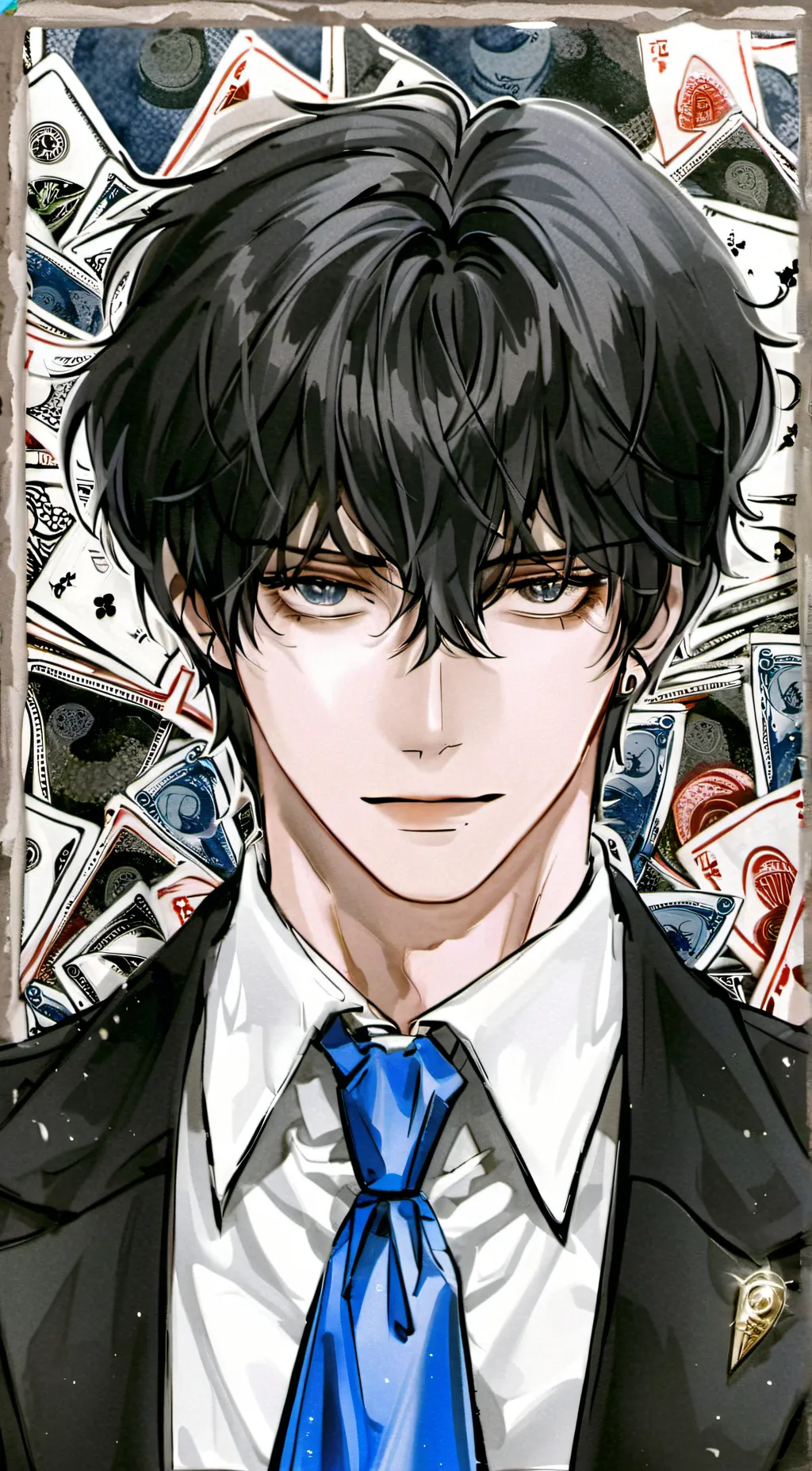 ai character: Nick what the frea background