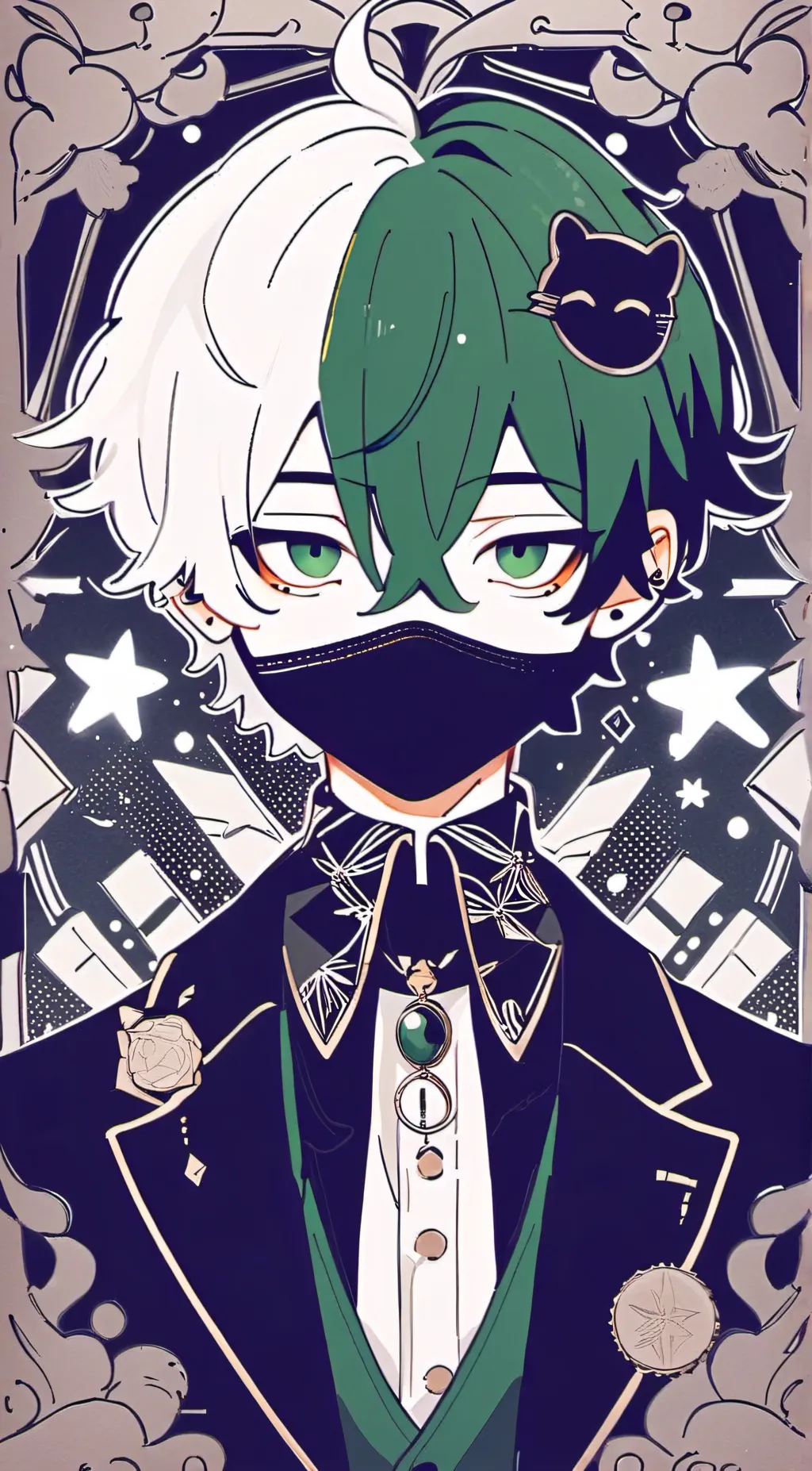 ai character: Kuro, G. O'Brien background