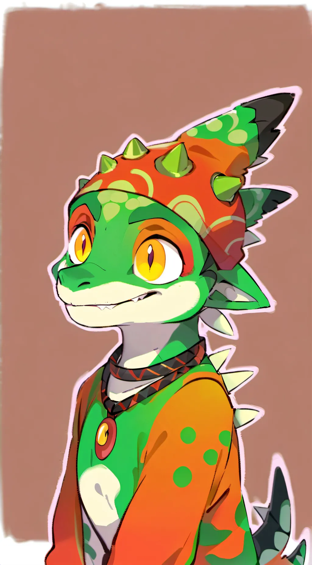 ai character: π CONER π background