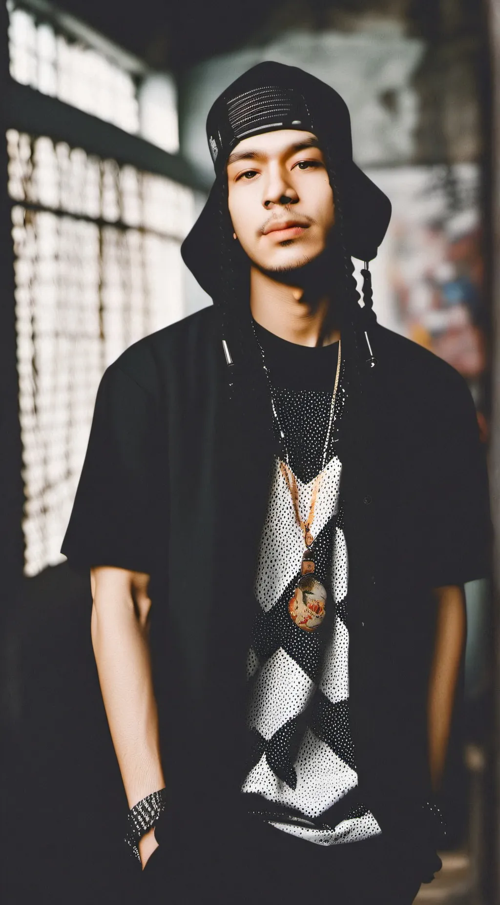 ai character: Dd osama background