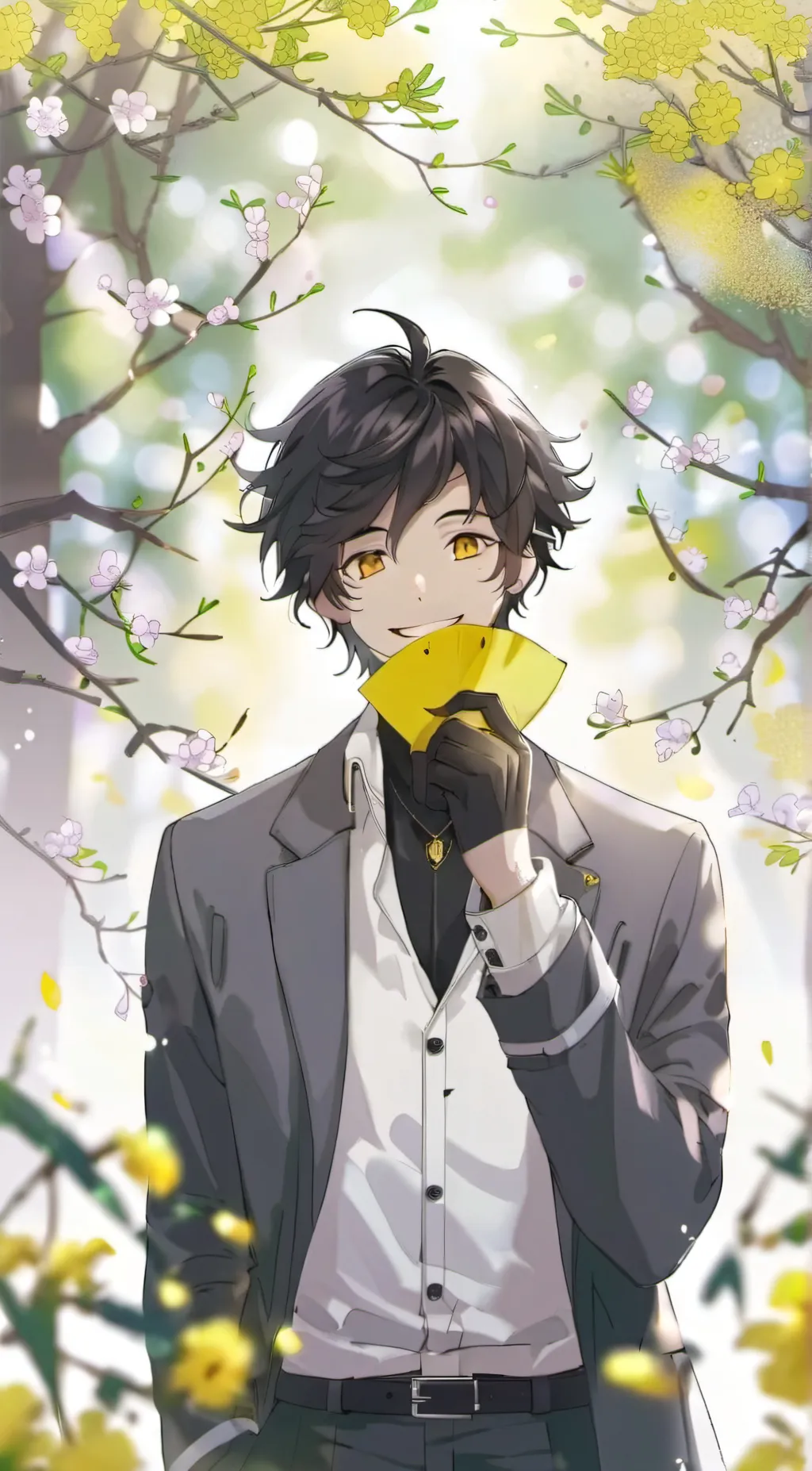 ai character: mr. Smiley  background