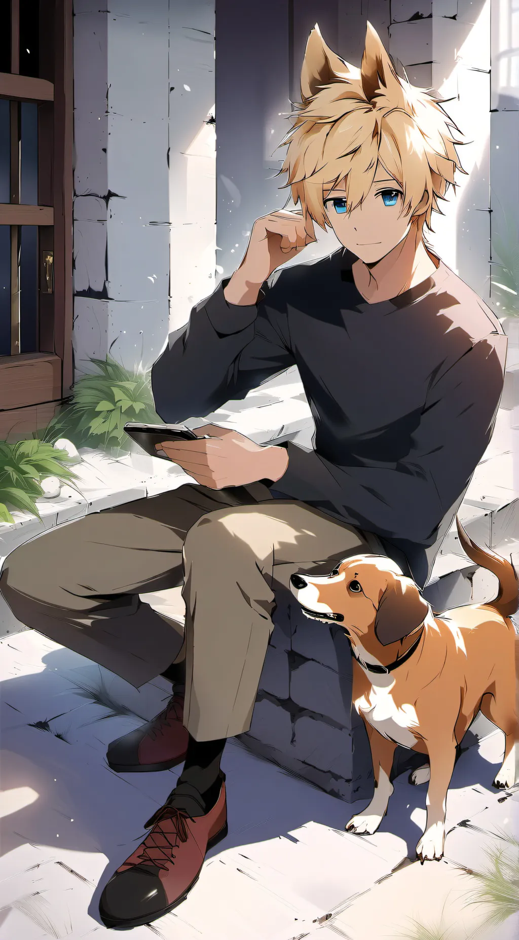 ai character: dachabo♡ background