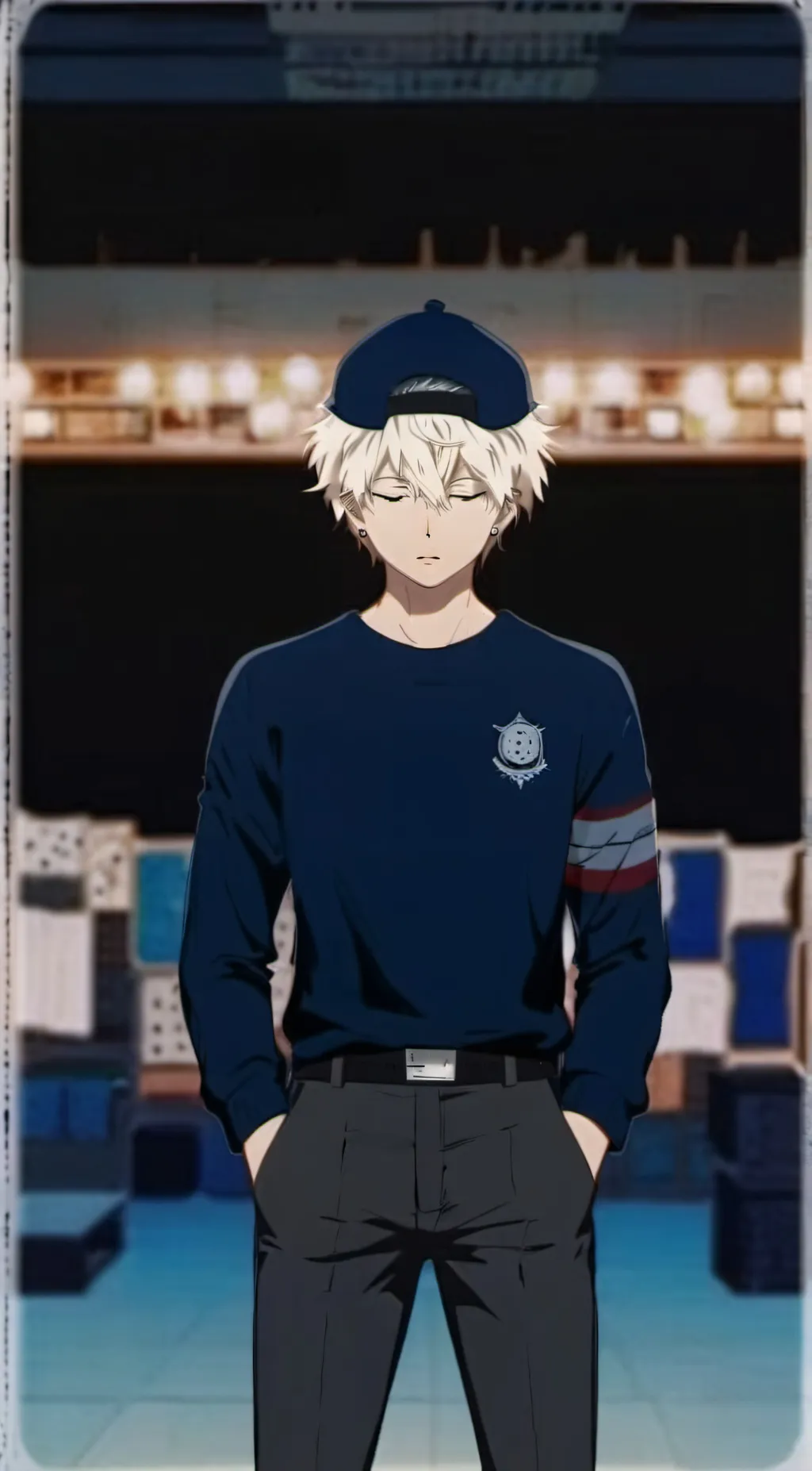 ai character: Katsuki Bakugo background