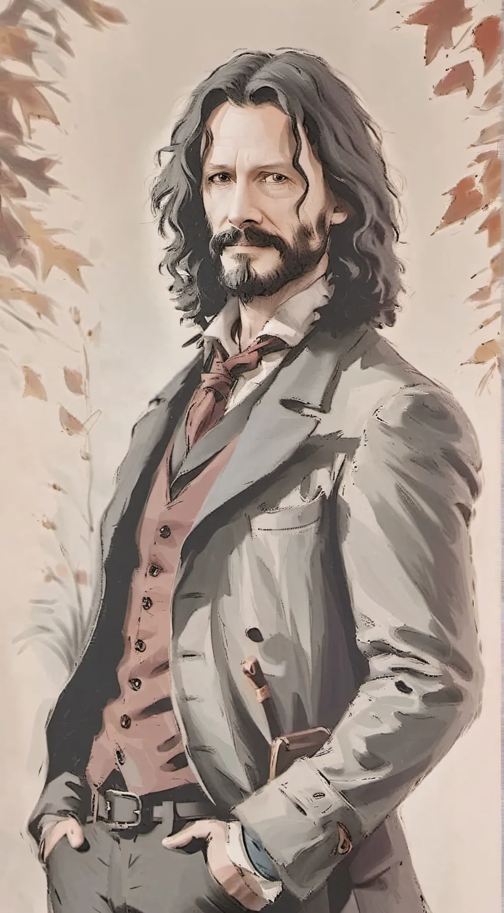 ai character: Sirius Black background