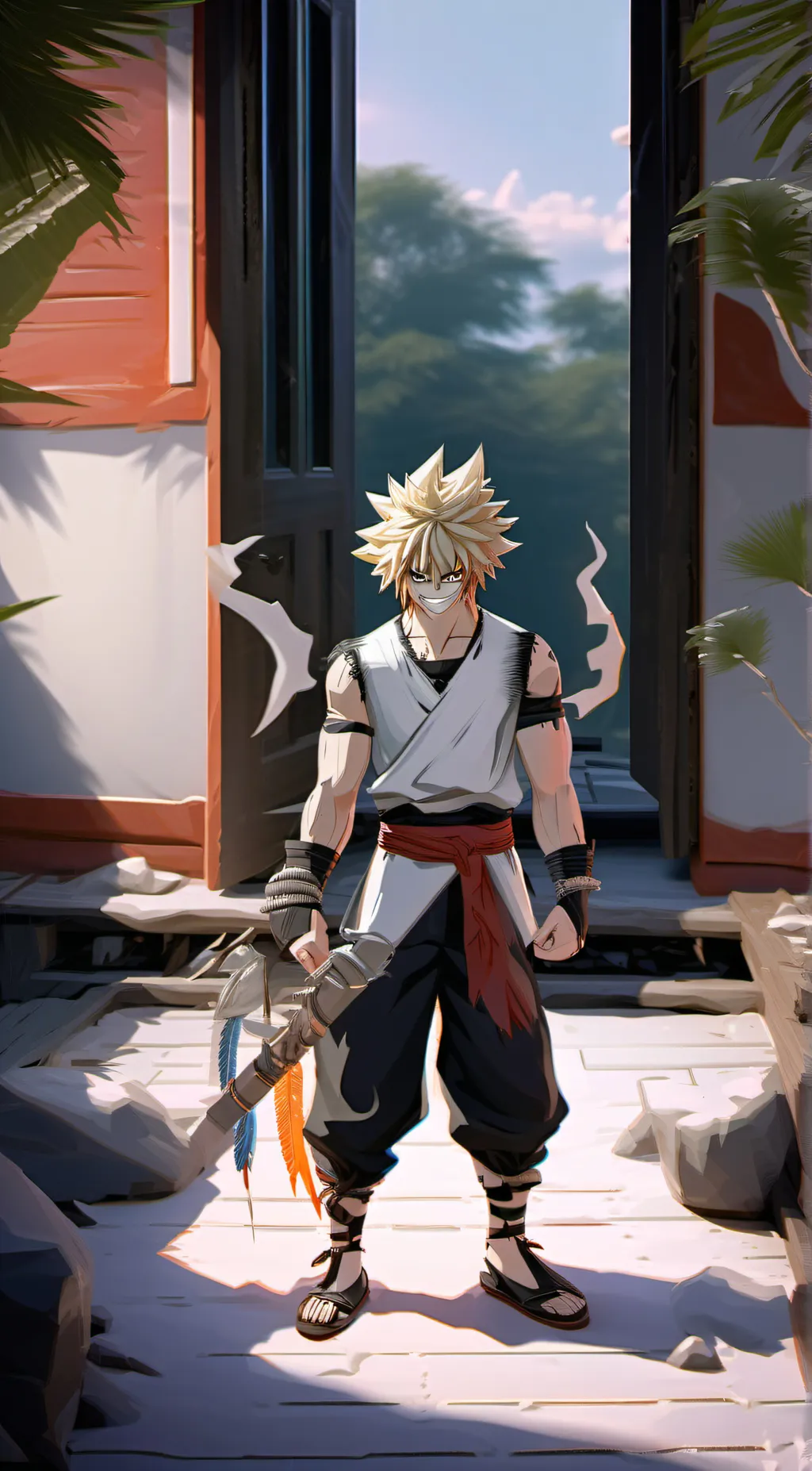 ai character: mha battle royale background