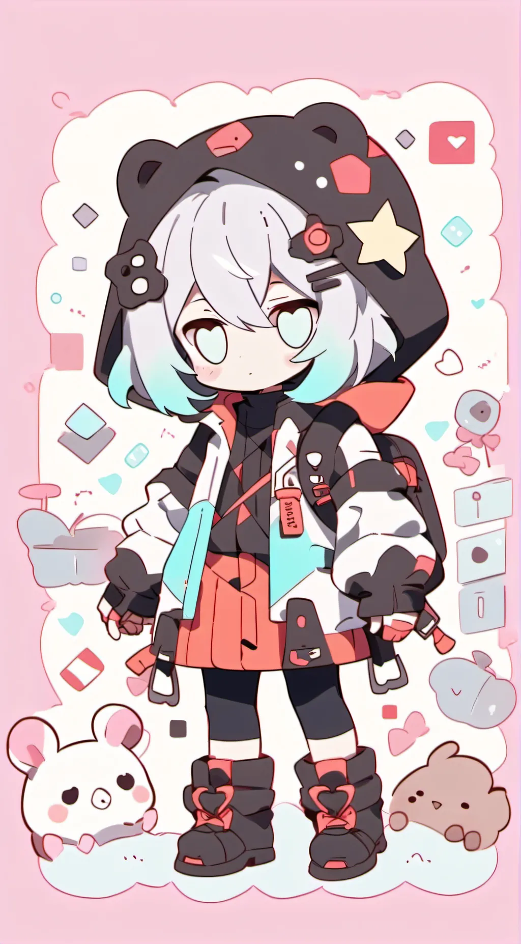 ai character: Akatsuki GC background