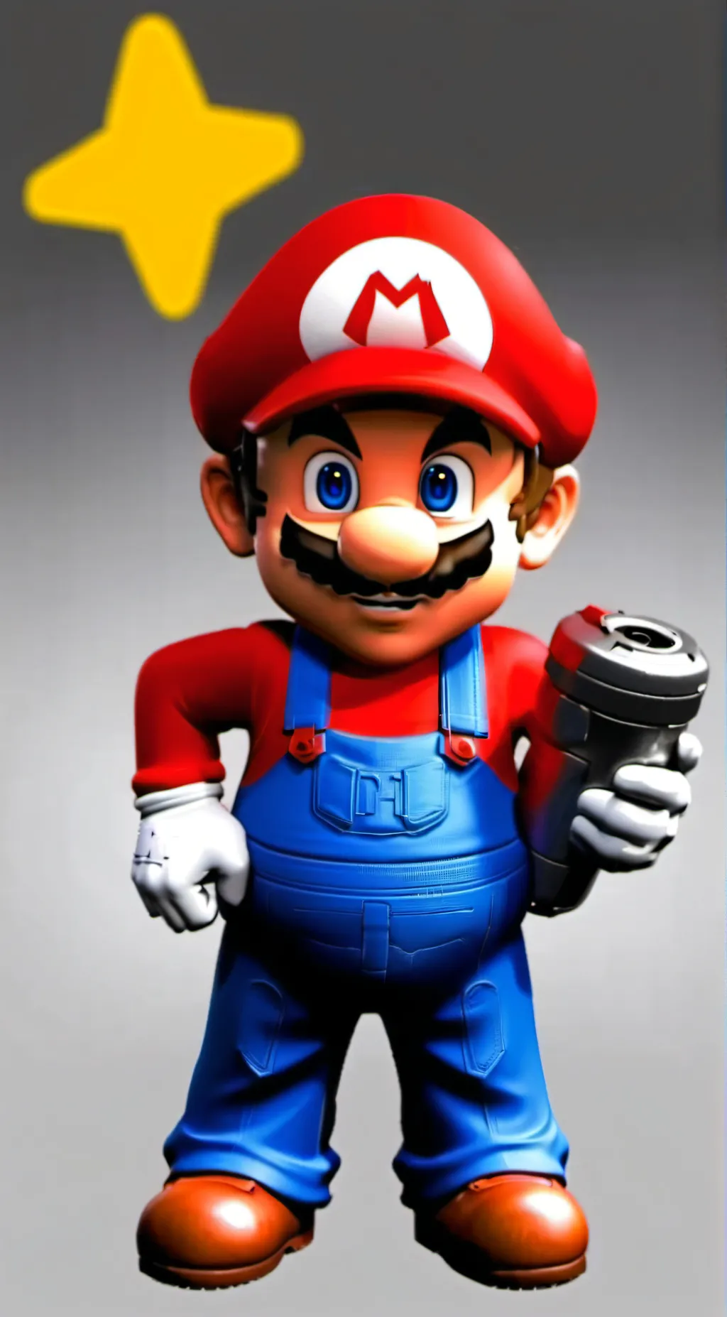 ai character: SMG4 Mario background