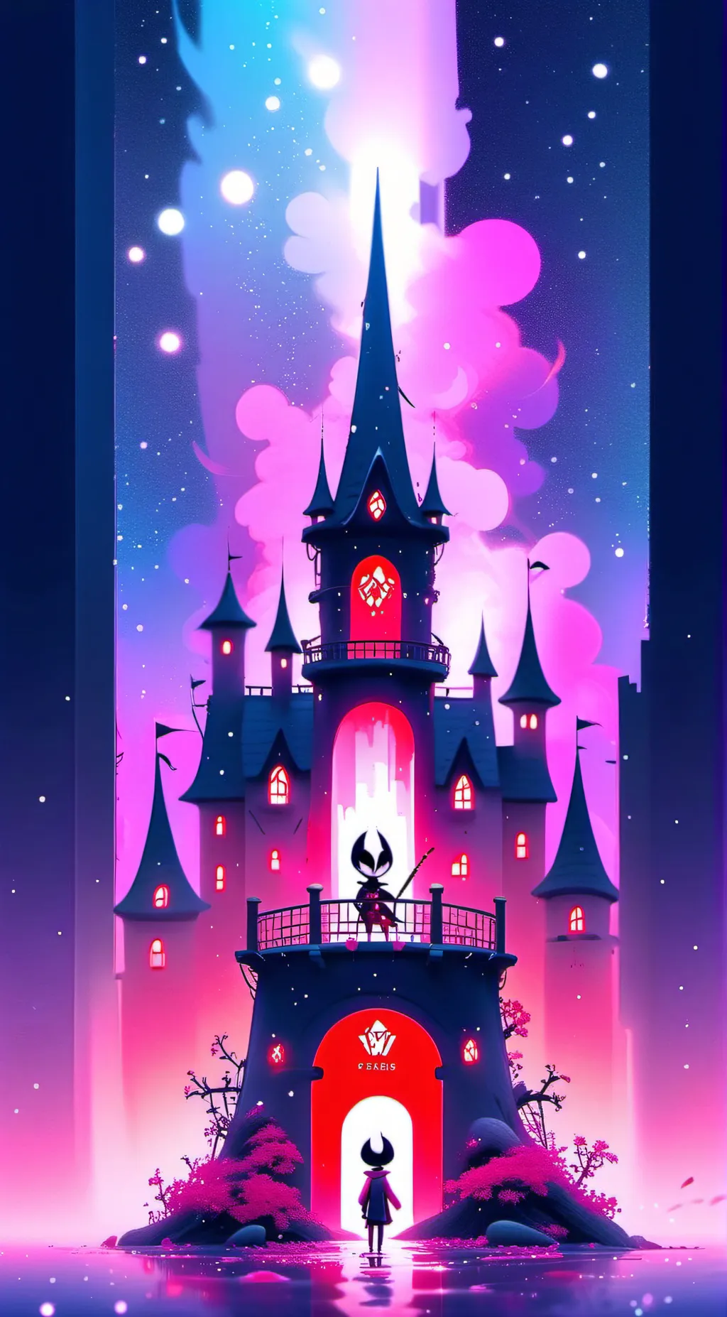 ai character: HH👻 background