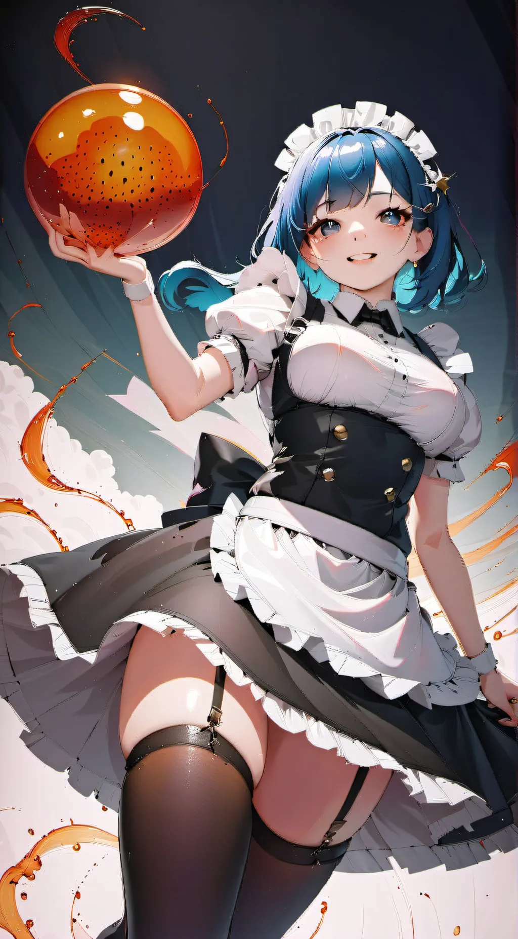 ai character: maid (mila) background