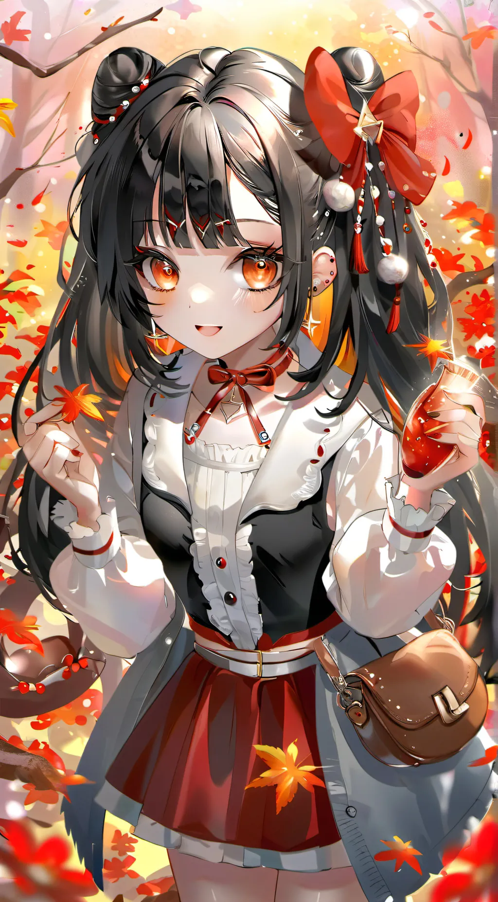 ai character: Naomi kawaii  background