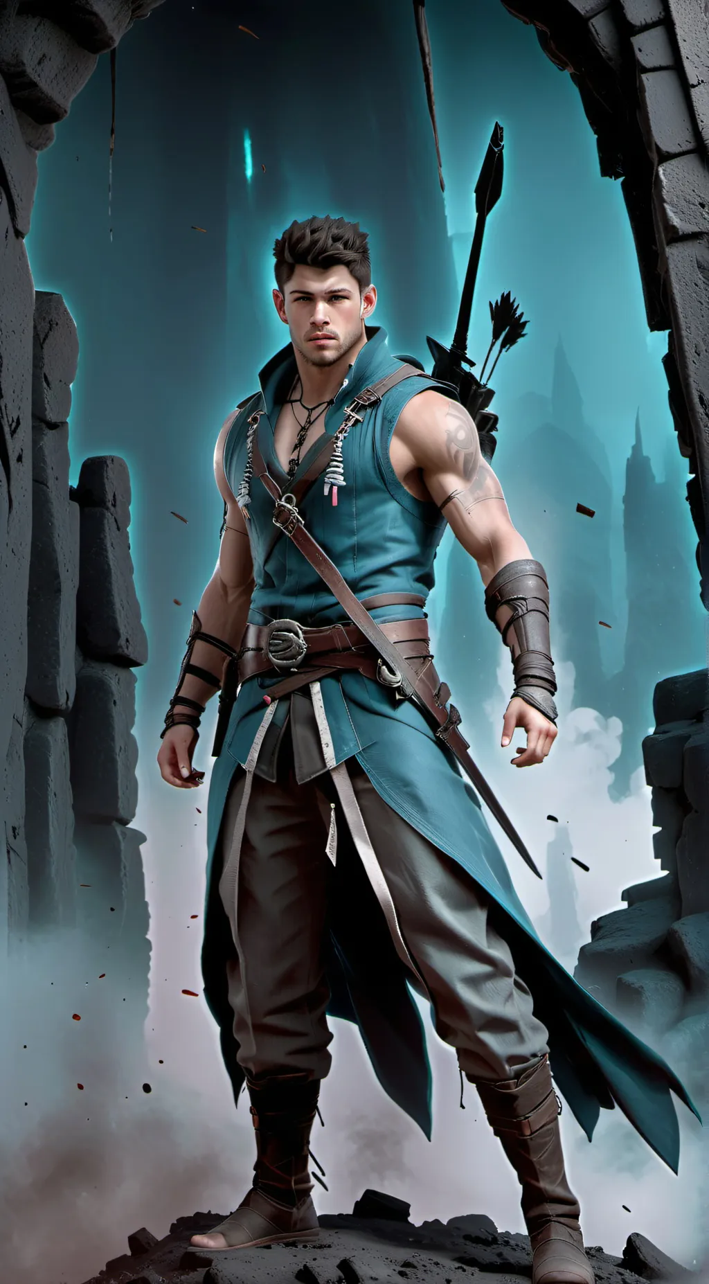 ai character: Jonathan  background