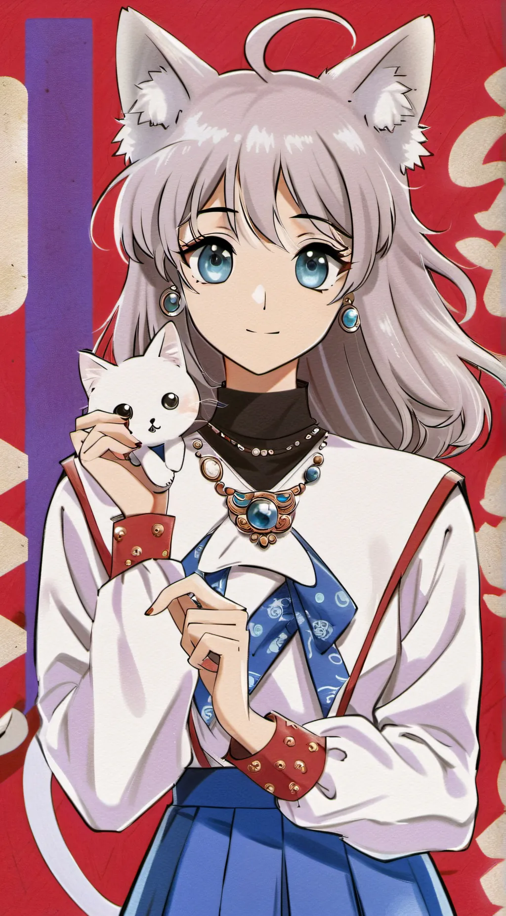 ai character: Neko infection background