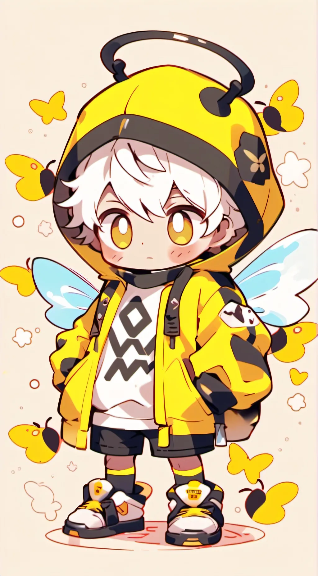 ai character: bumble bee  background