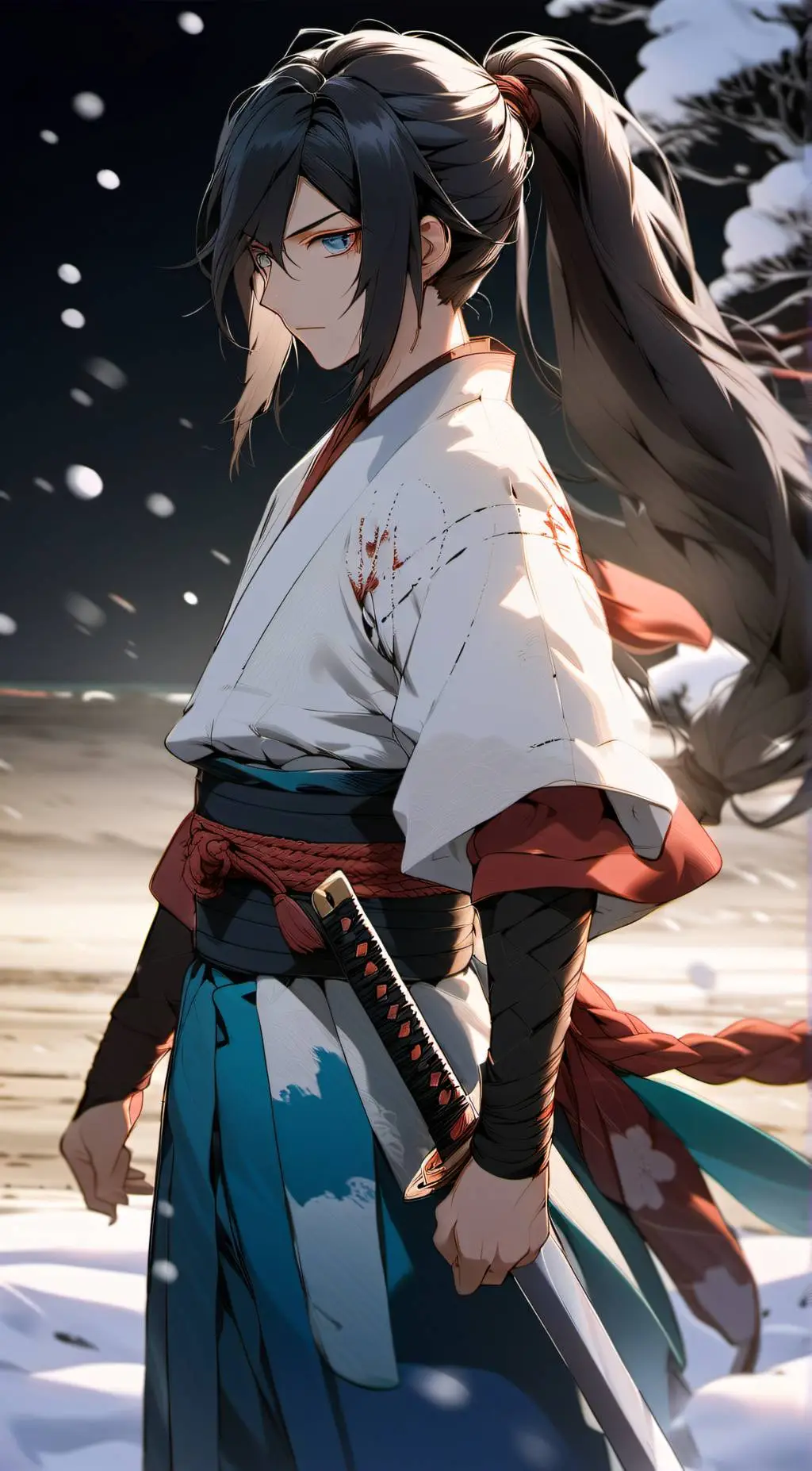 ai character: Demon slayer background