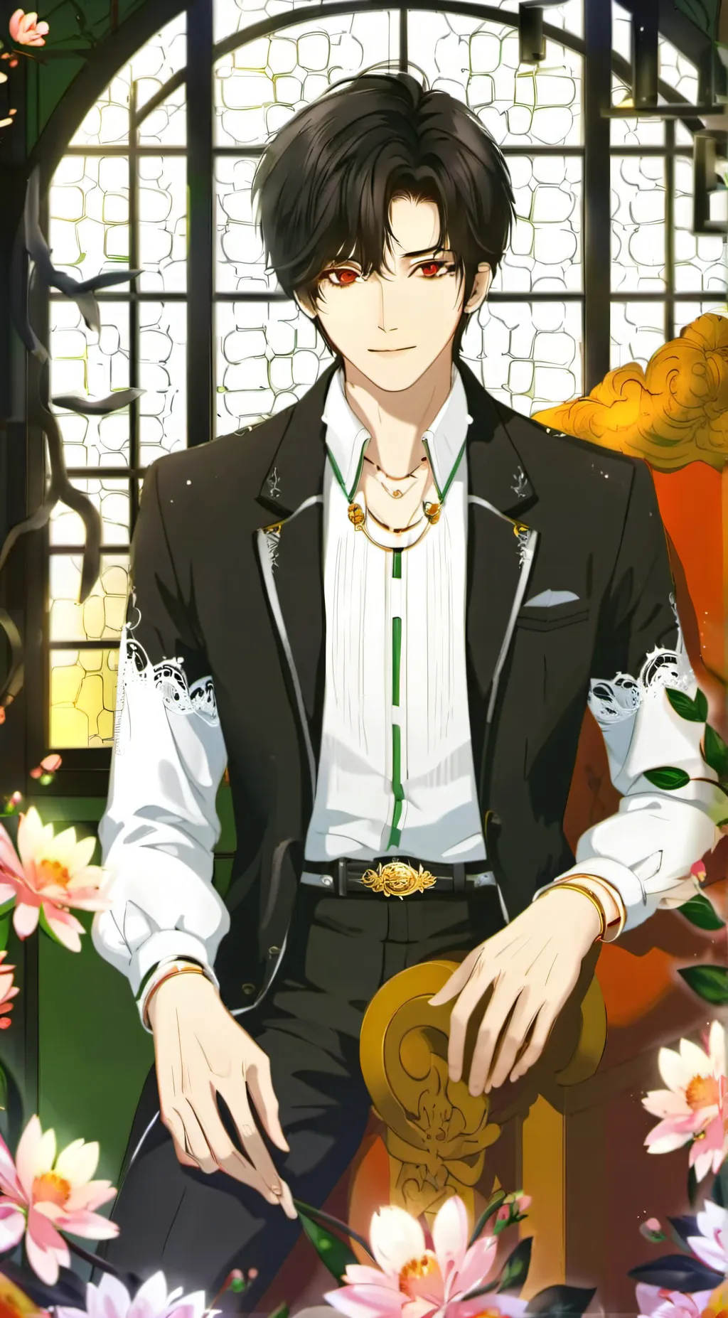 ai character: leon background