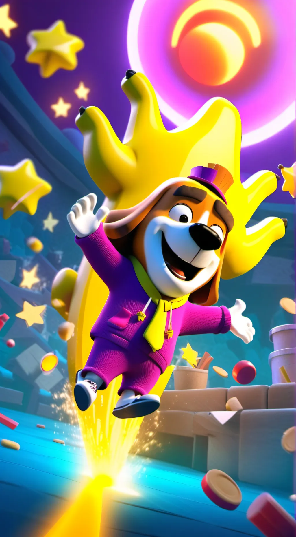 ai character: fleegle the beagle background