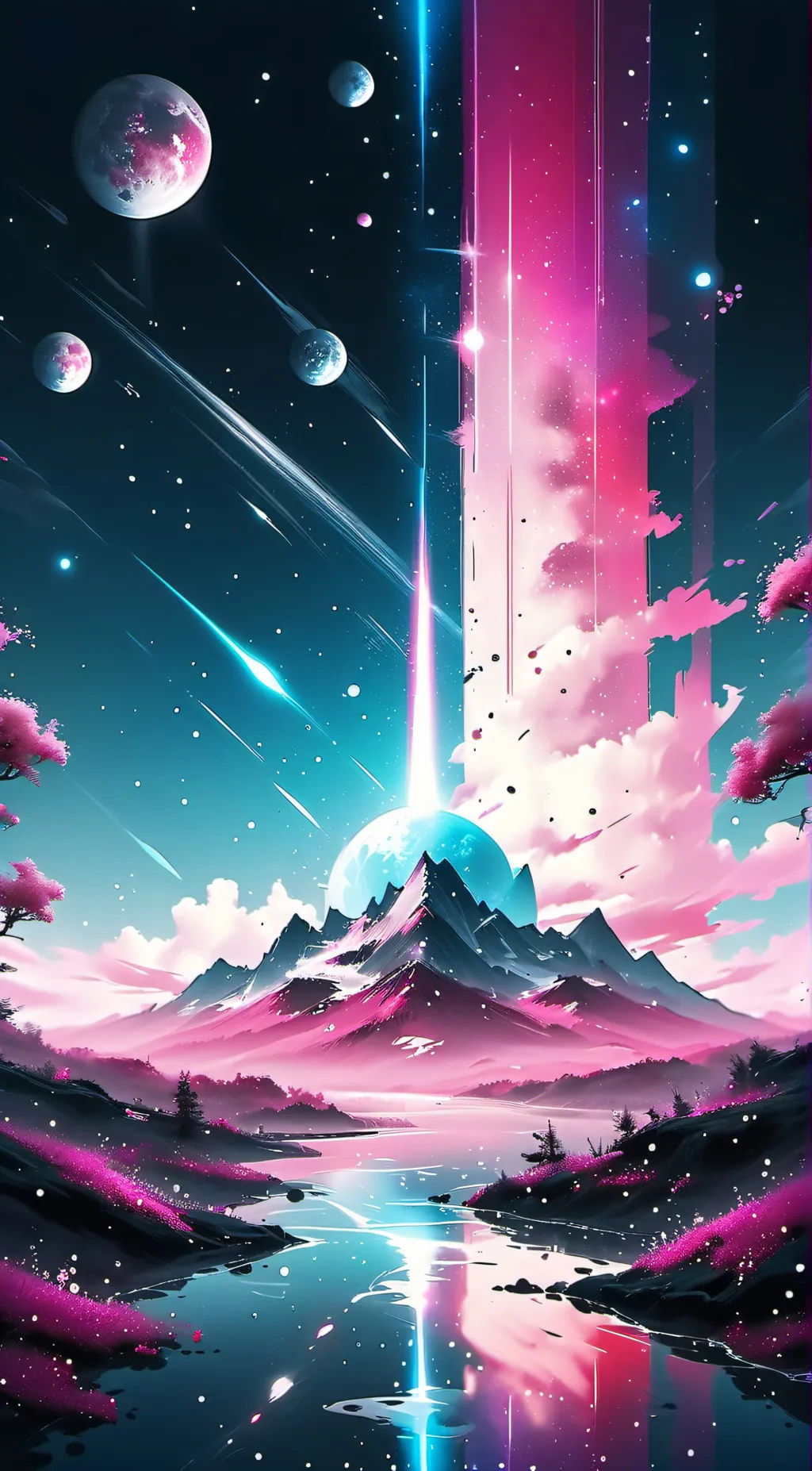 ai character: A girl test background