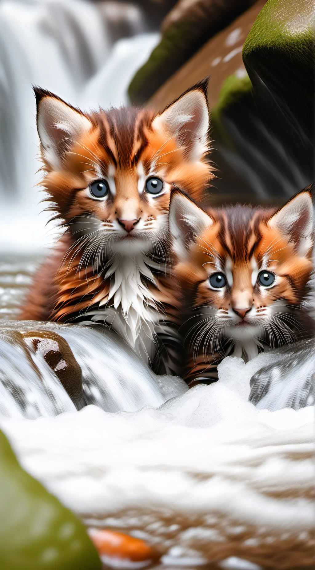 ai character: Cat Family  background